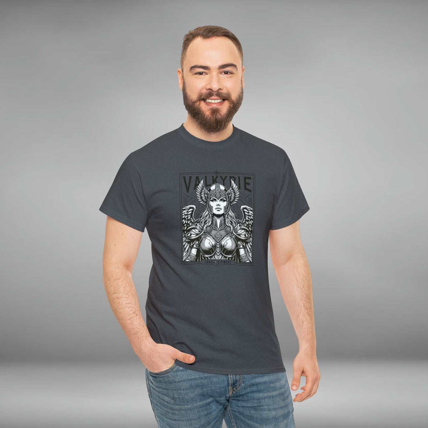 Valkyrie, Asgard's Finest, Unisex Heavy Cotton Tee