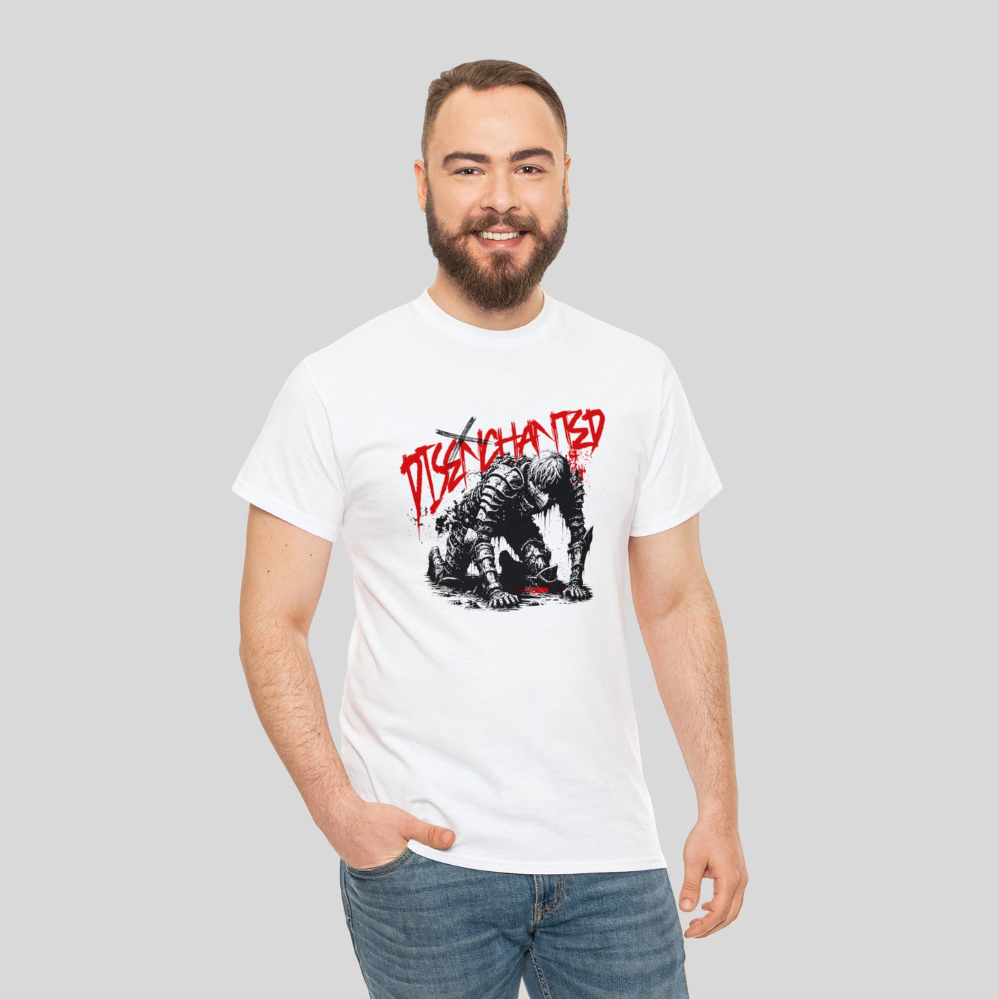 Disenchanted, Warrior, Unisex Heavy Cotton Tee