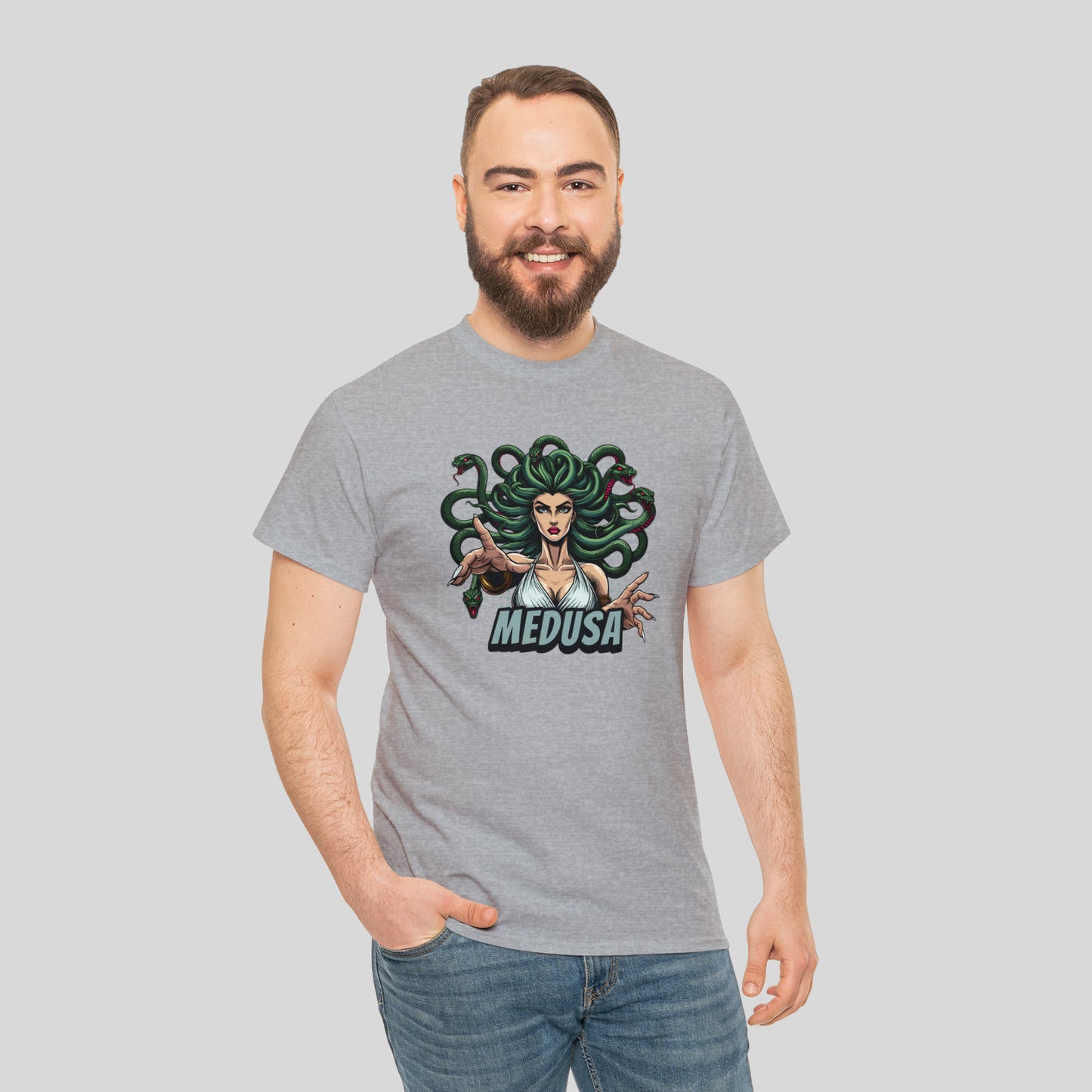 MEDUSA, Unisex Heavy Cotton Tee