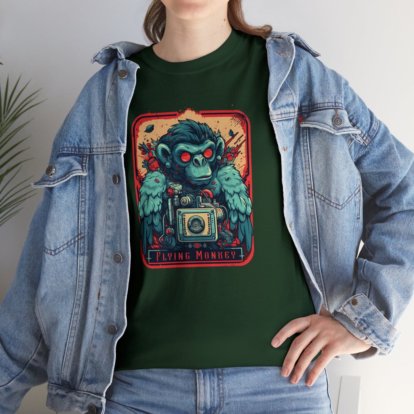Flying Monkey, Unisex Heavy Cotton Tee