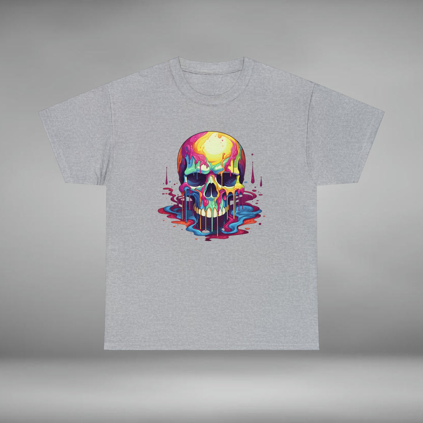 Painted Skull, Unisex Heavy Cotton Tee