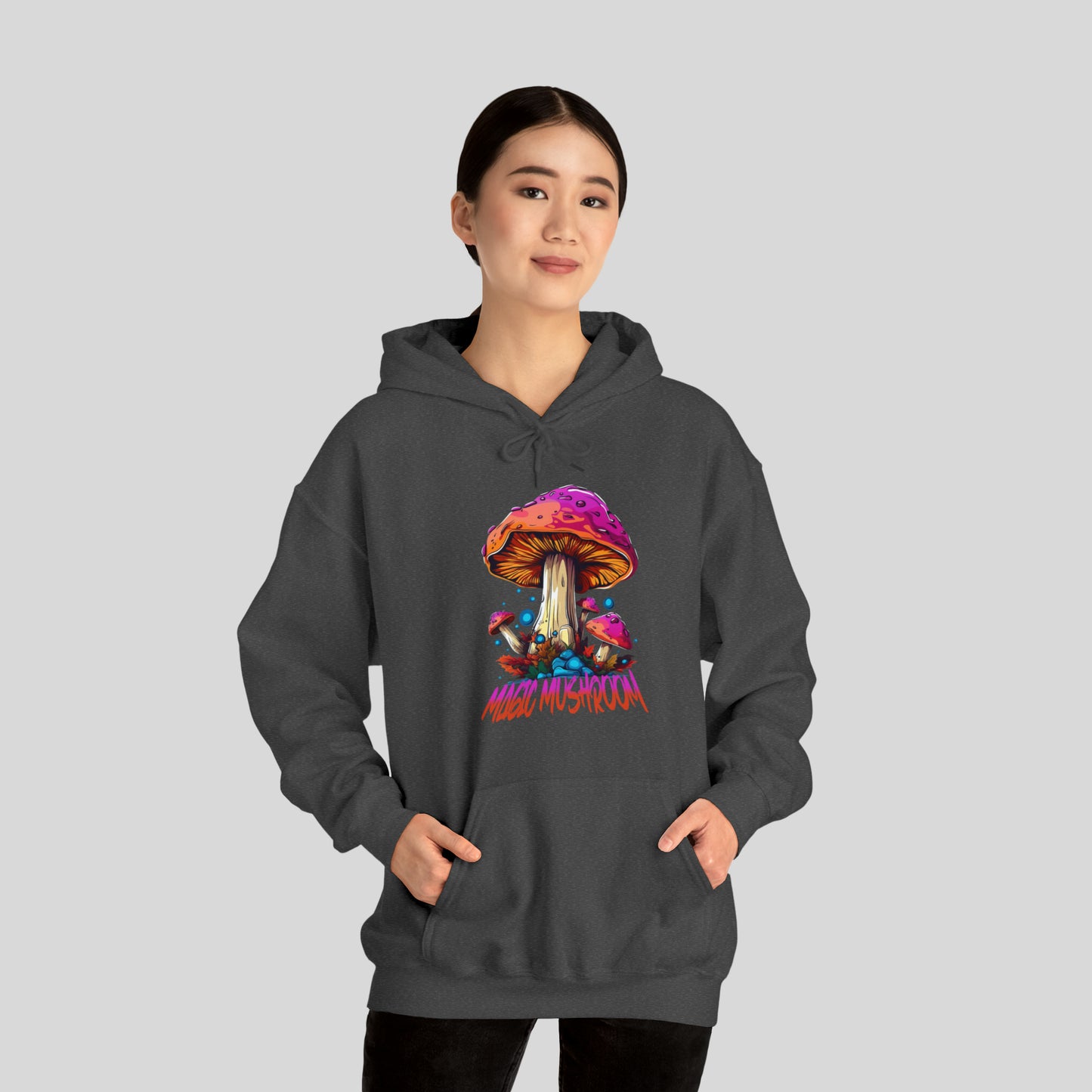 Magic Mushroom, Unisex Heavy Blend™ Hooded Sweatshirt
