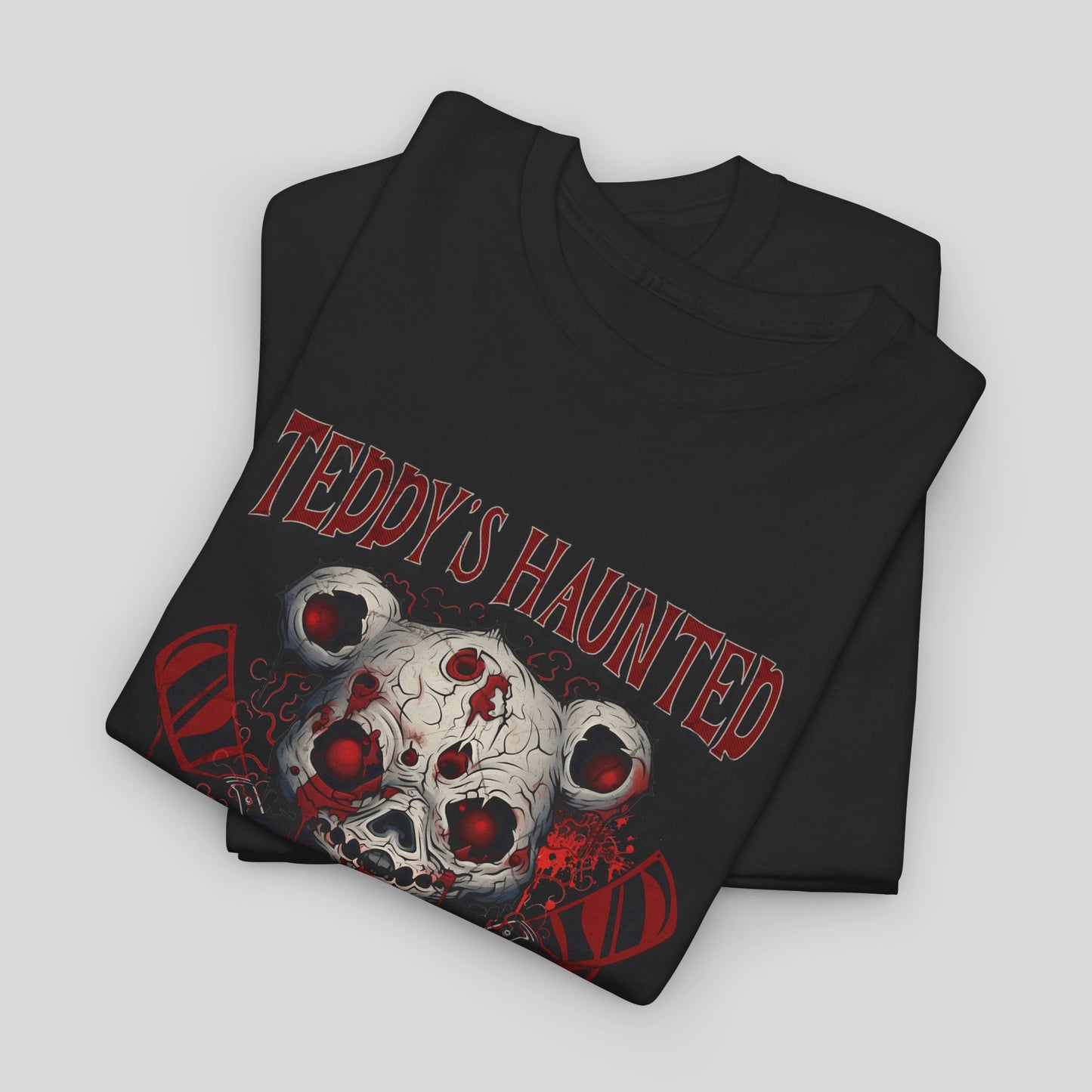 Teddy's Haunted Hide and Seek, Unisex Heavy Cotton Tee