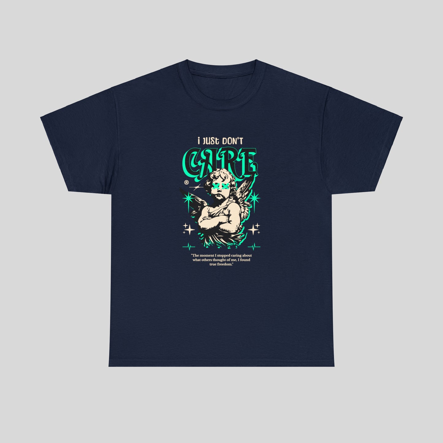 i Just Don't Care, Unisex Heavy Cotton Tee