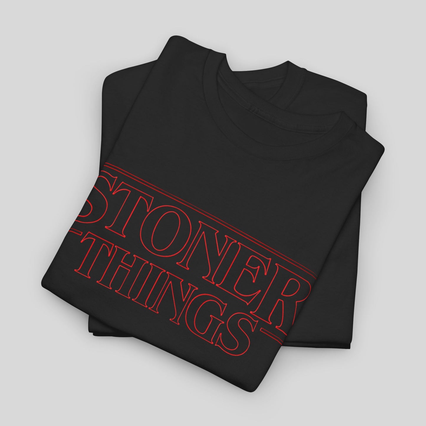 Stoner Things Unisex Heavy Cotton Tee - Chill Vibe Graphic Tee for Casual Wear