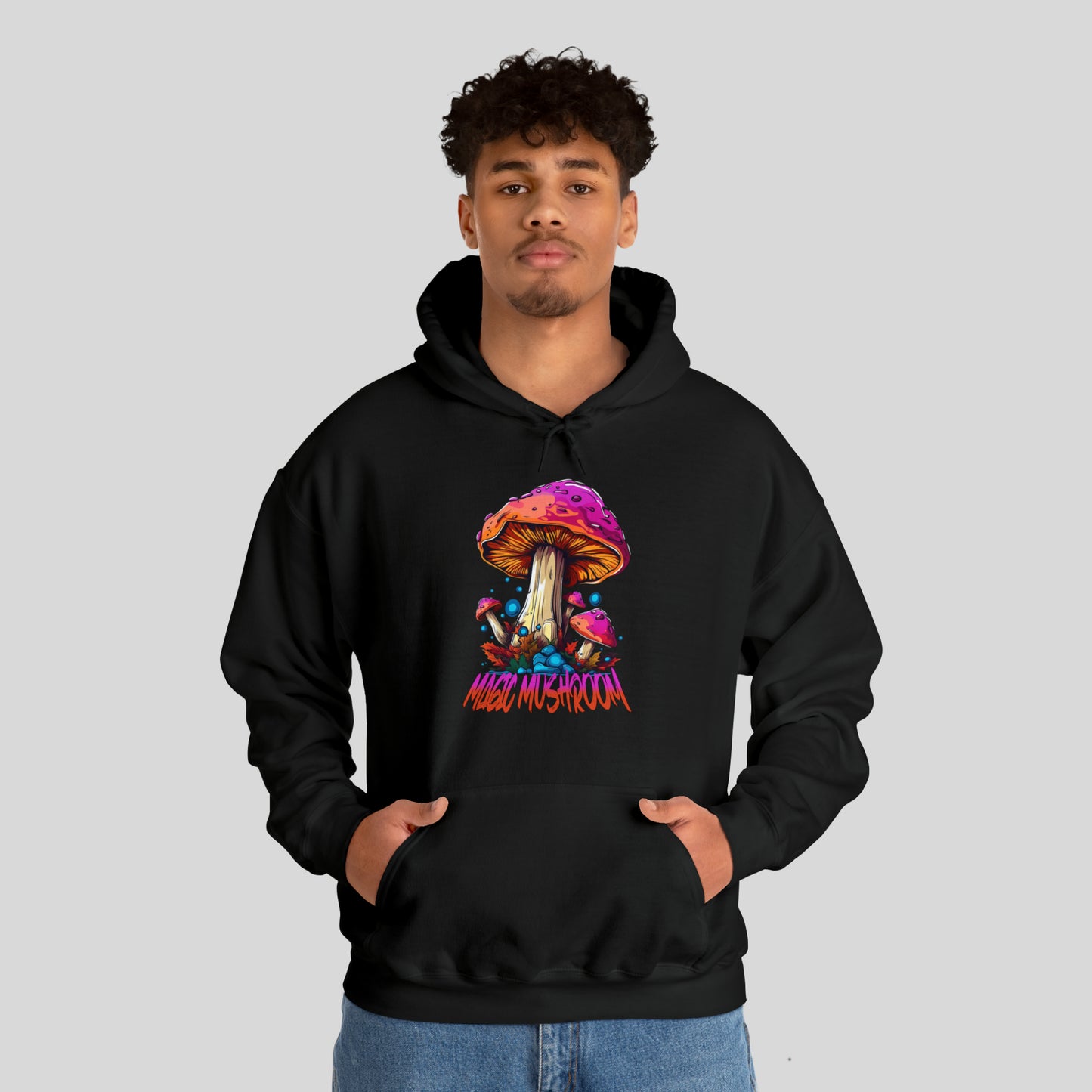 Magic Mushroom, Unisex Heavy Blend™ Hooded Sweatshirt