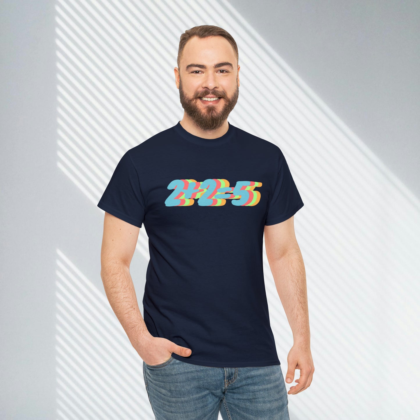 2+2=5, George Orwell 1984 inspired Unisex Heavy Cotton Tee