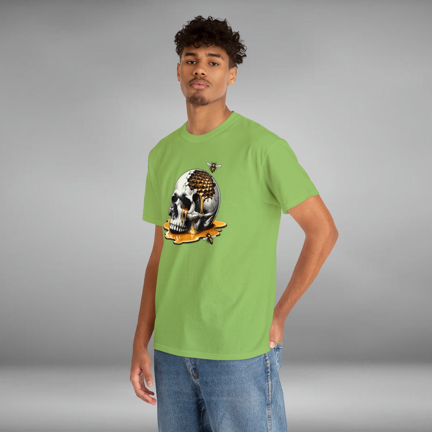 Honey Skull Unisex Heavy Cotton Tee
