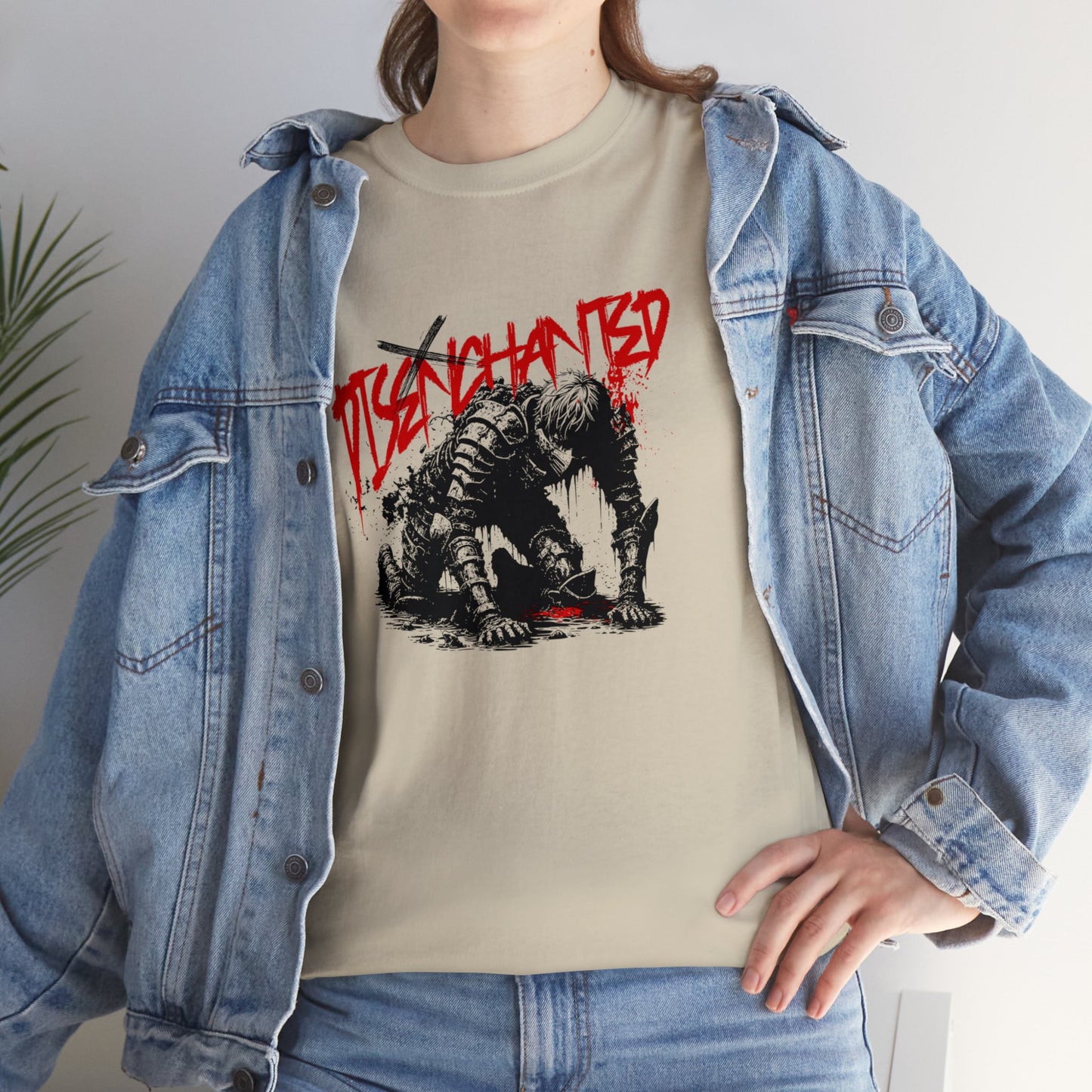 Disenchanted, Warrior, Unisex Heavy Cotton Tee