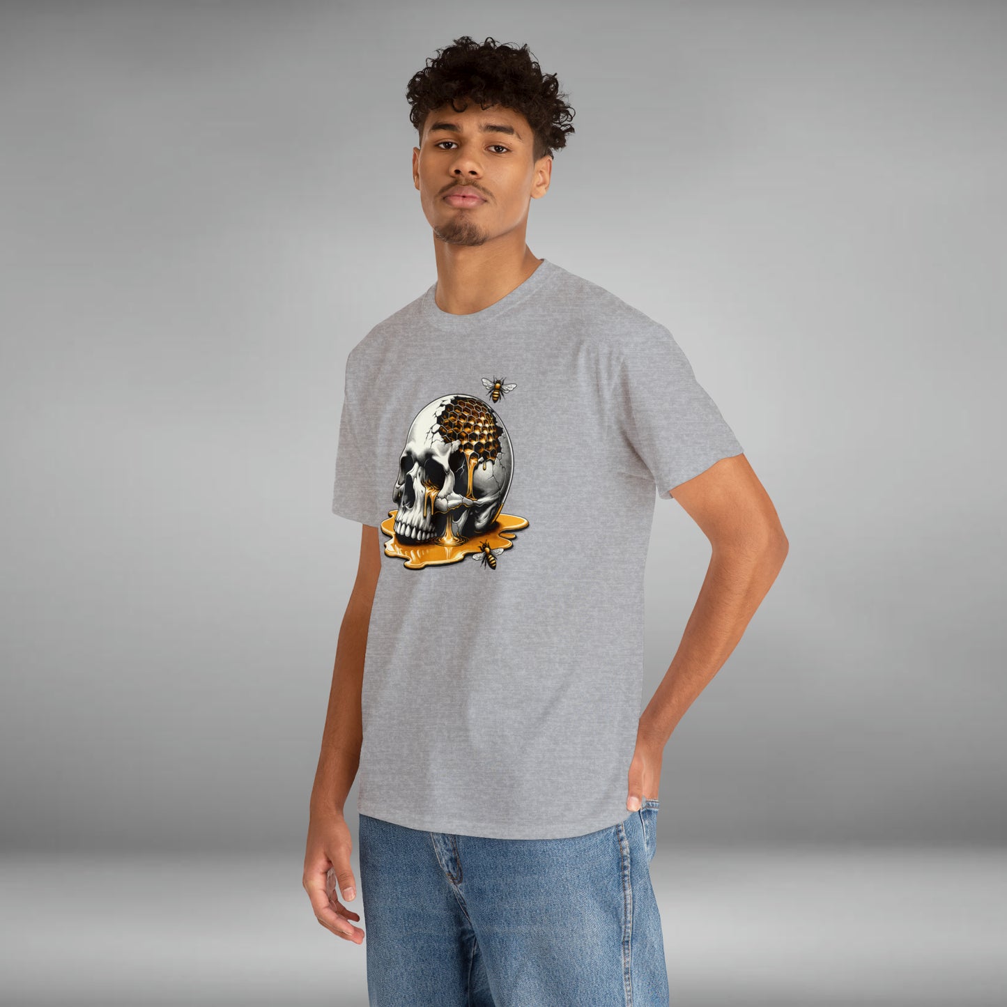 Honey Skull Unisex Heavy Cotton Tee