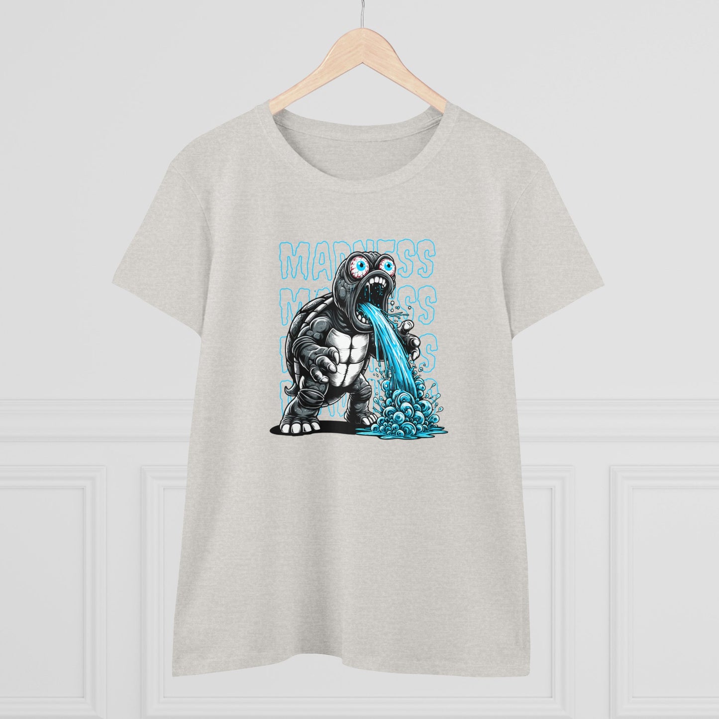 Turtle Madness, Women's Midweight Cotton Tee