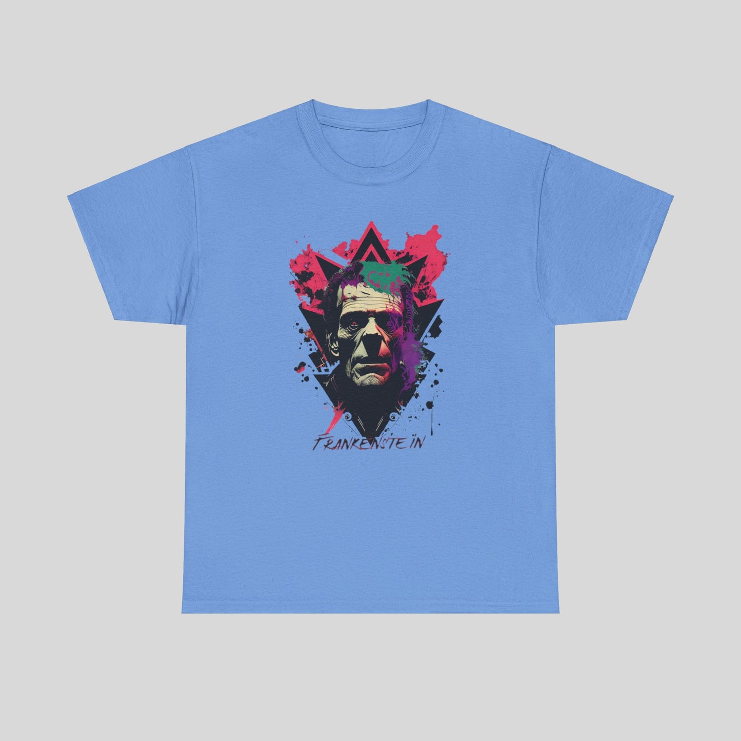 Frankenstein, Custom Graphic Unisex Heavy Cotton Tee