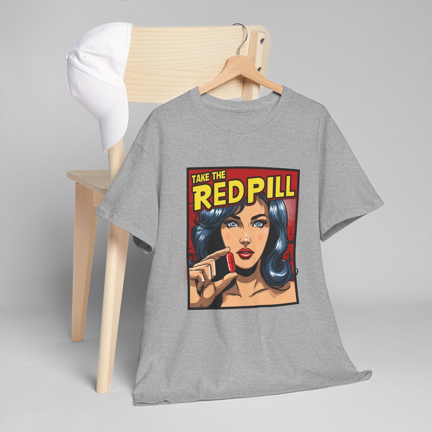Take The Red Pill, Unisex Heavy Cotton Tee