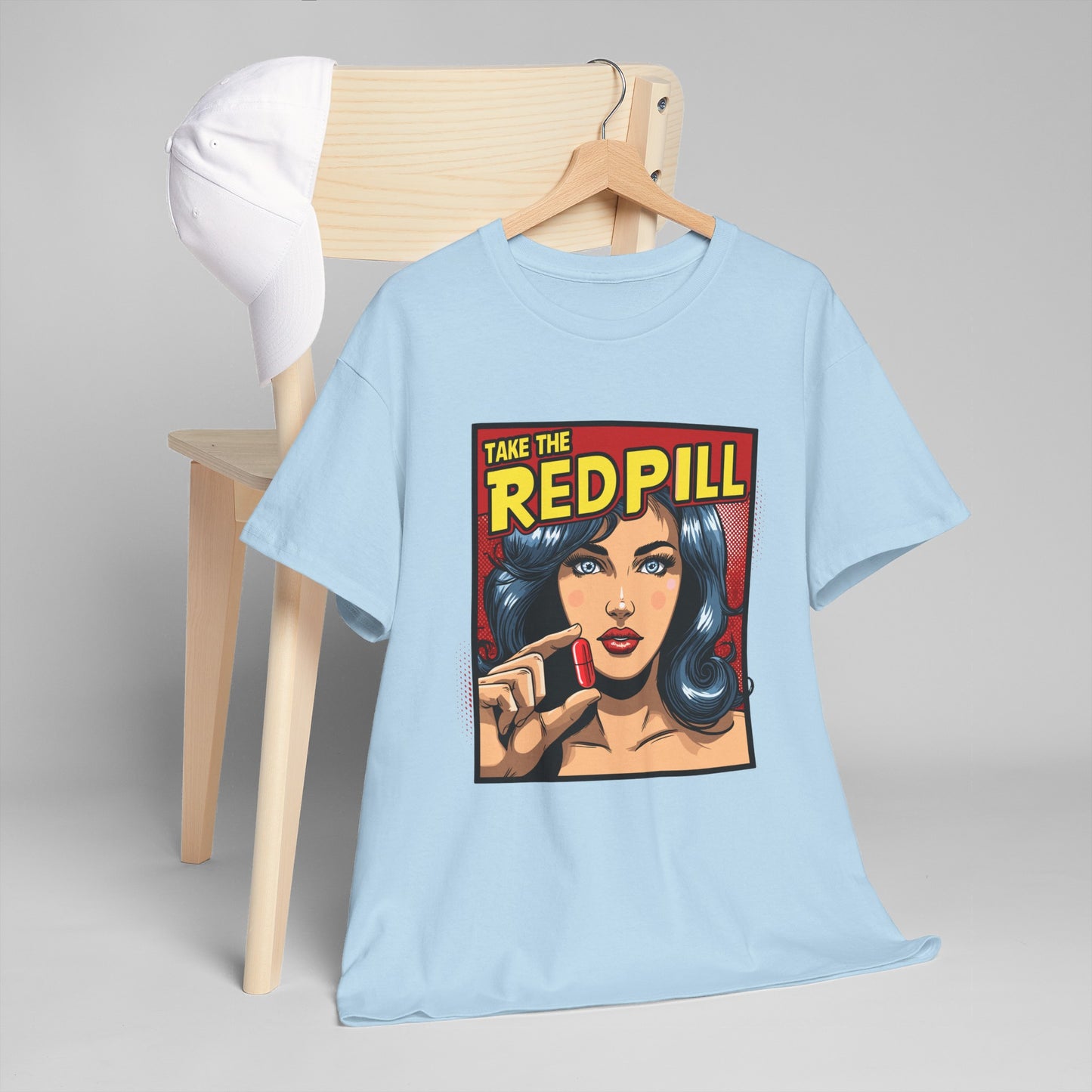 Take The Red Pill, Unisex Heavy Cotton Tee