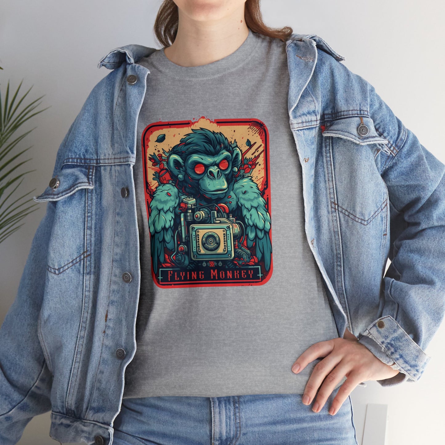 Flying Monkey, Unisex Heavy Cotton Tee