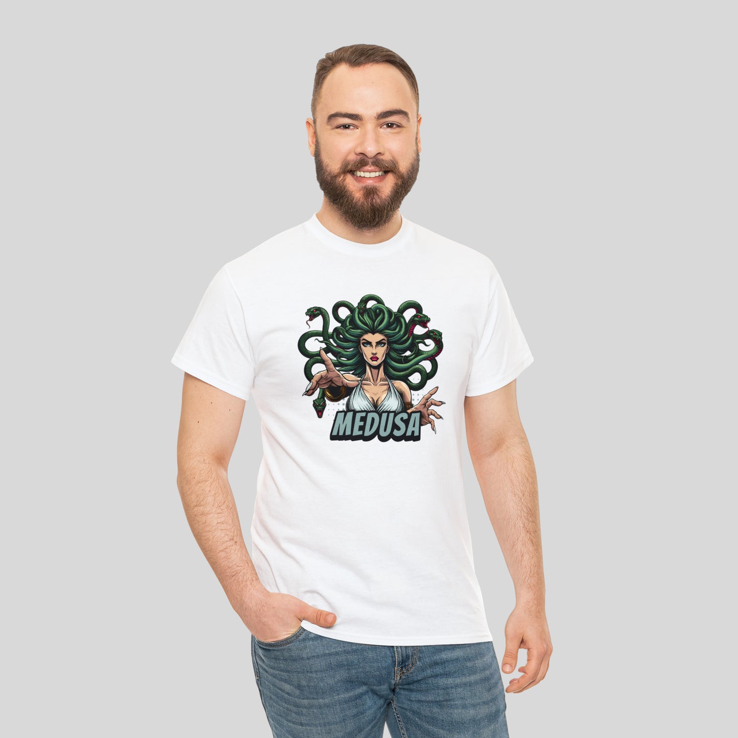 MEDUSA, Unisex Heavy Cotton Tee