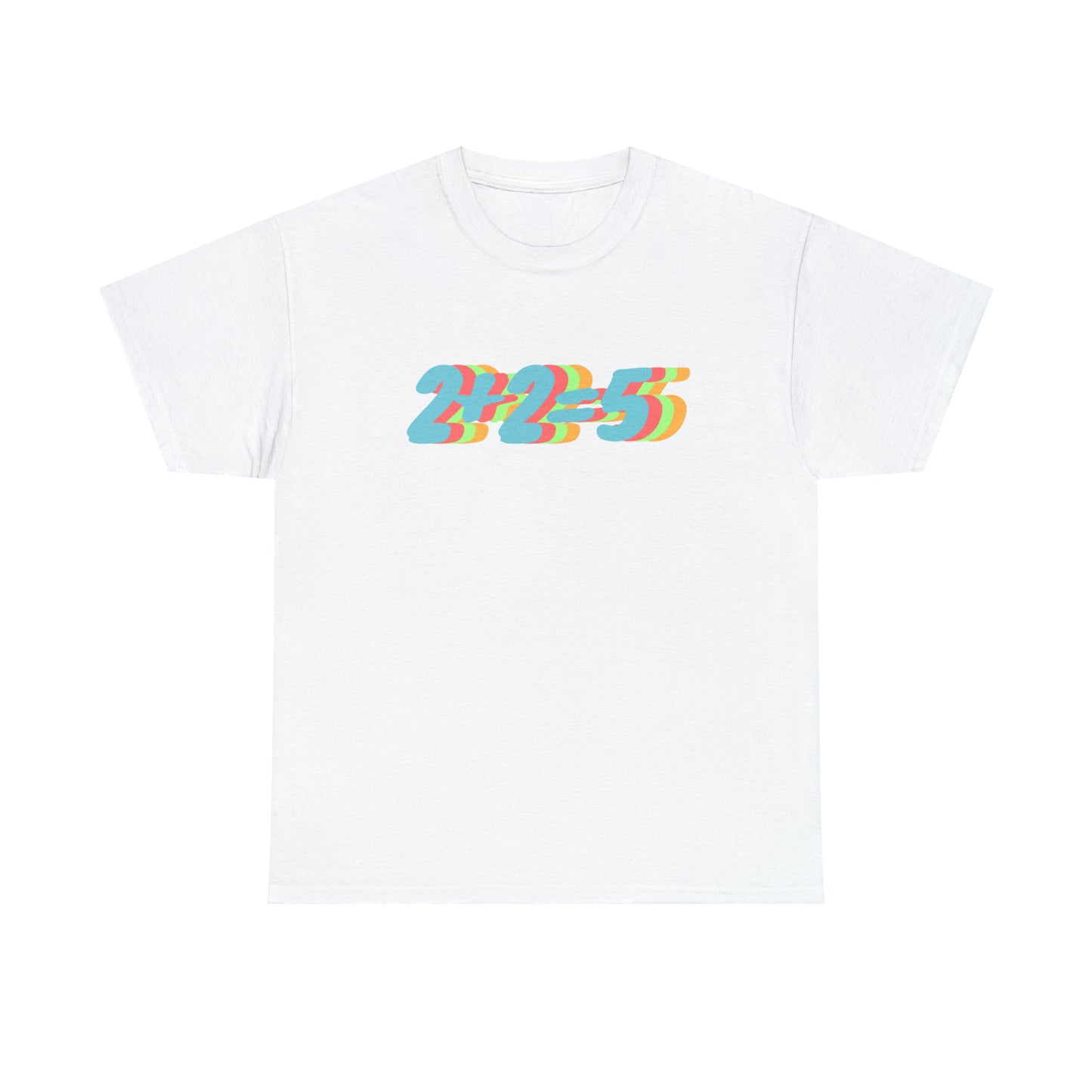 2+2=5, George Orwell 1984 inspired Unisex Heavy Cotton Tee