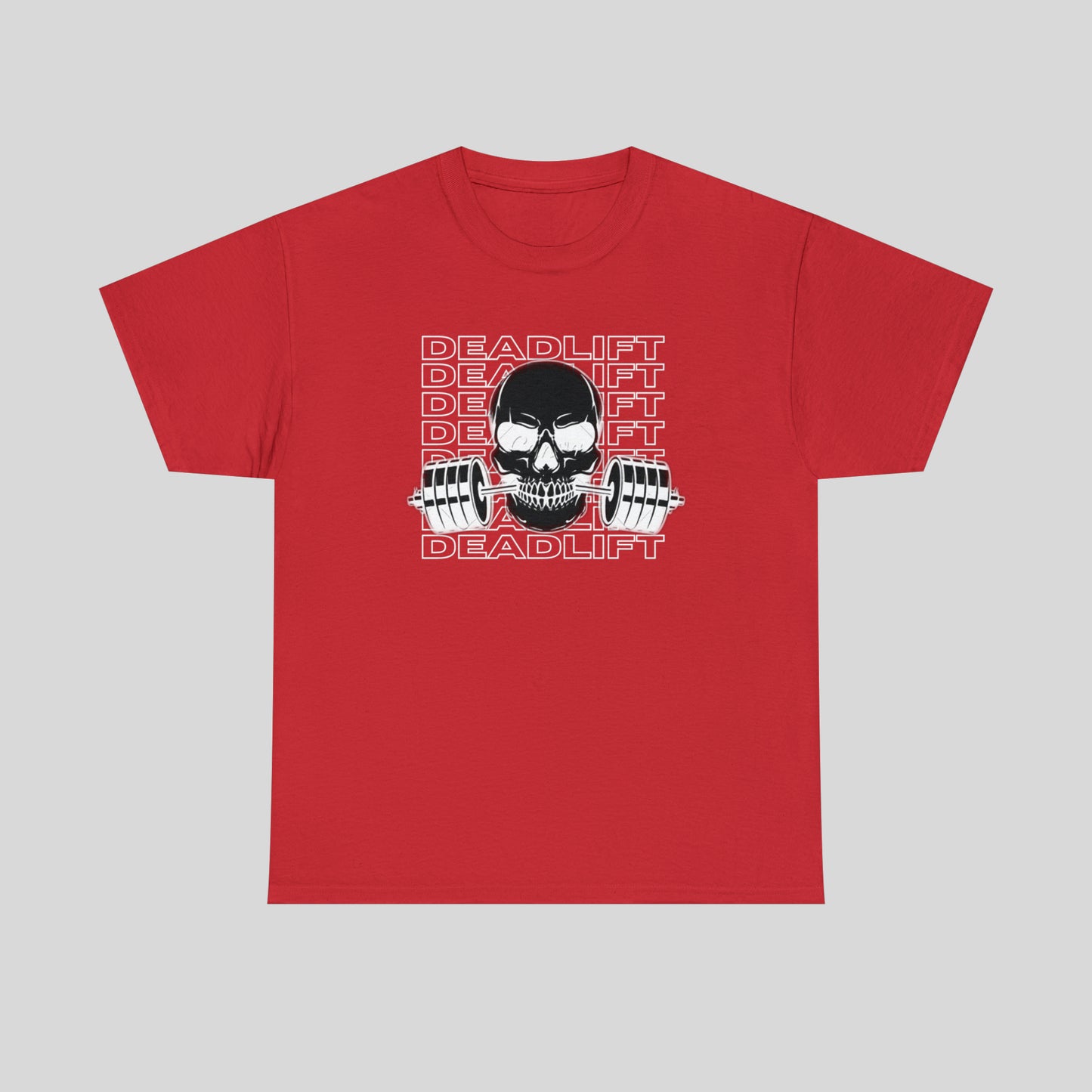 DEADLIFT, Skull Custom Unisex Heavy Cotton Graphic Tee