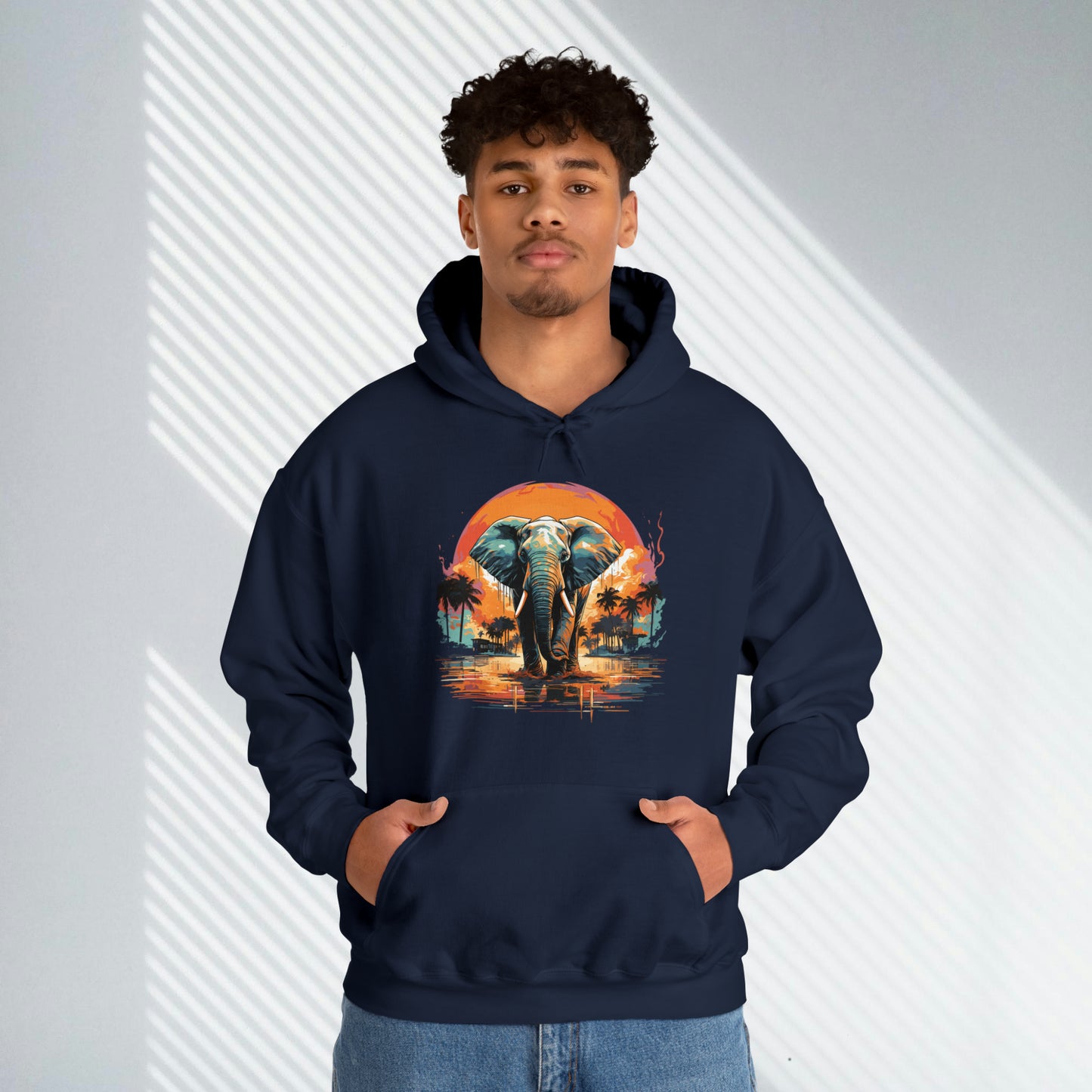 Elephant island, Unisex Heavy Blend™ Hooded Sweatshirt
