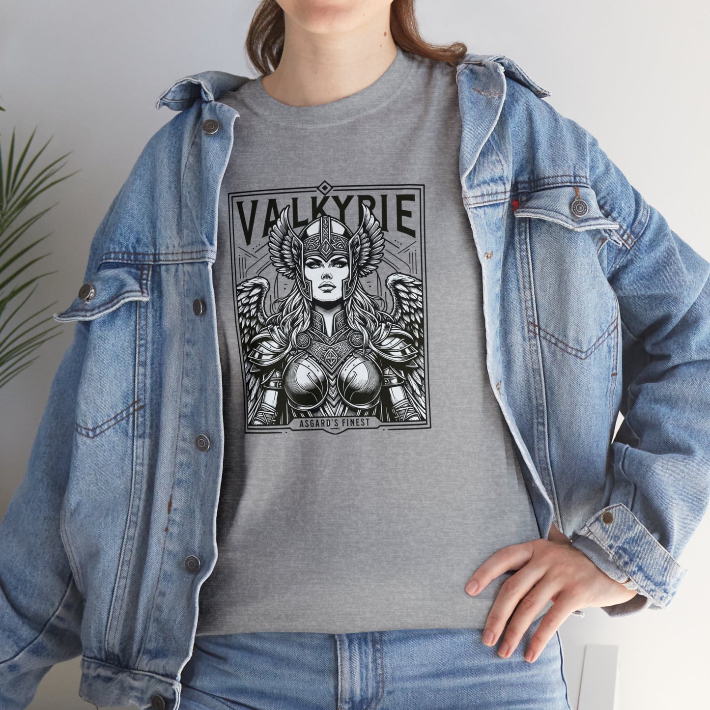 Valkyrie, Asgard's Finest, Unisex Heavy Cotton Tee