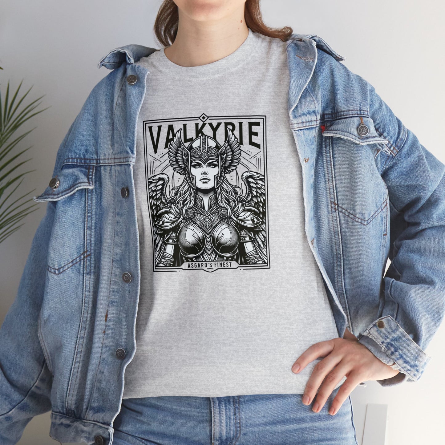 Valkyrie, Asgard's Finest, Unisex Heavy Cotton Tee