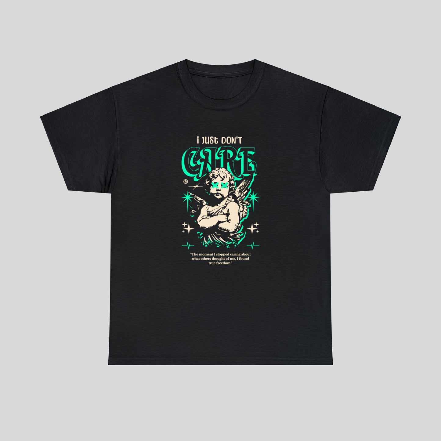 i Just Don't Care, Unisex Heavy Cotton Tee