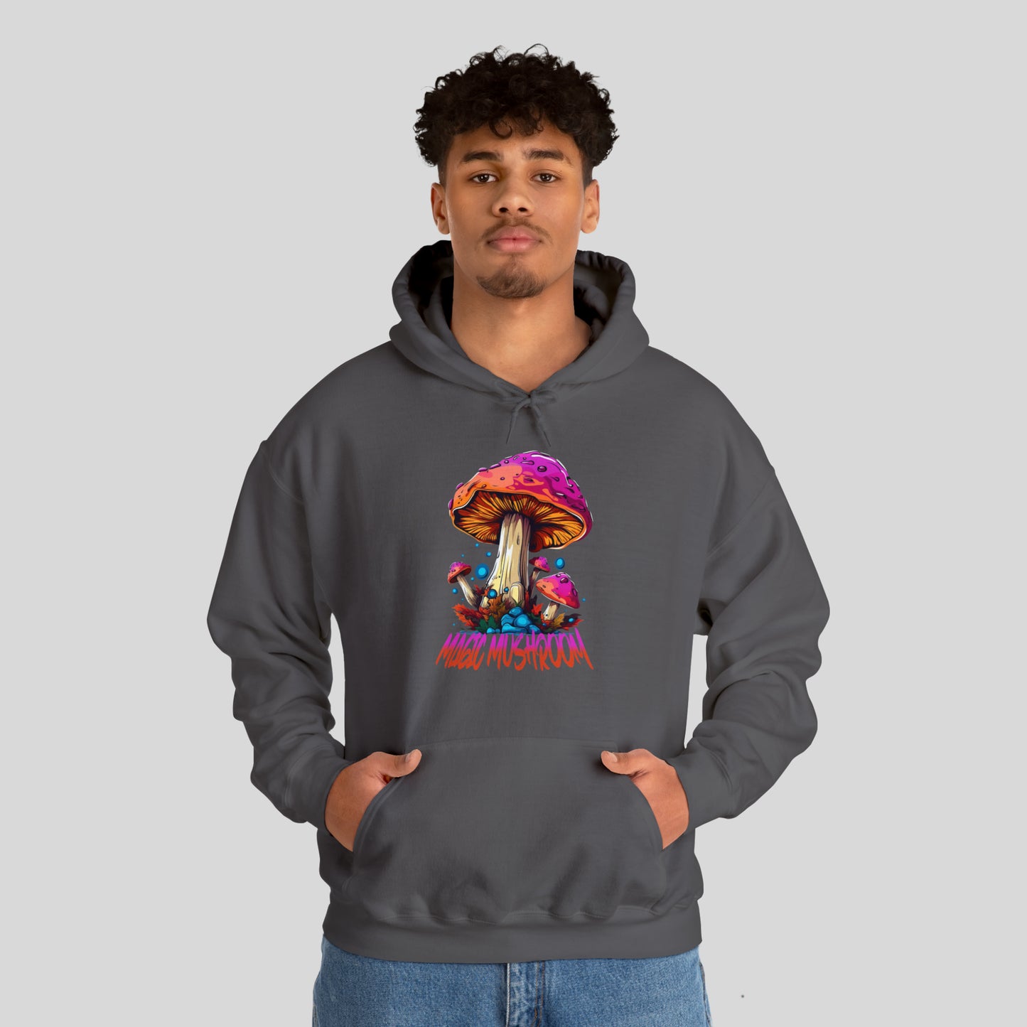 Magic Mushroom, Unisex Heavy Blend™ Hooded Sweatshirt