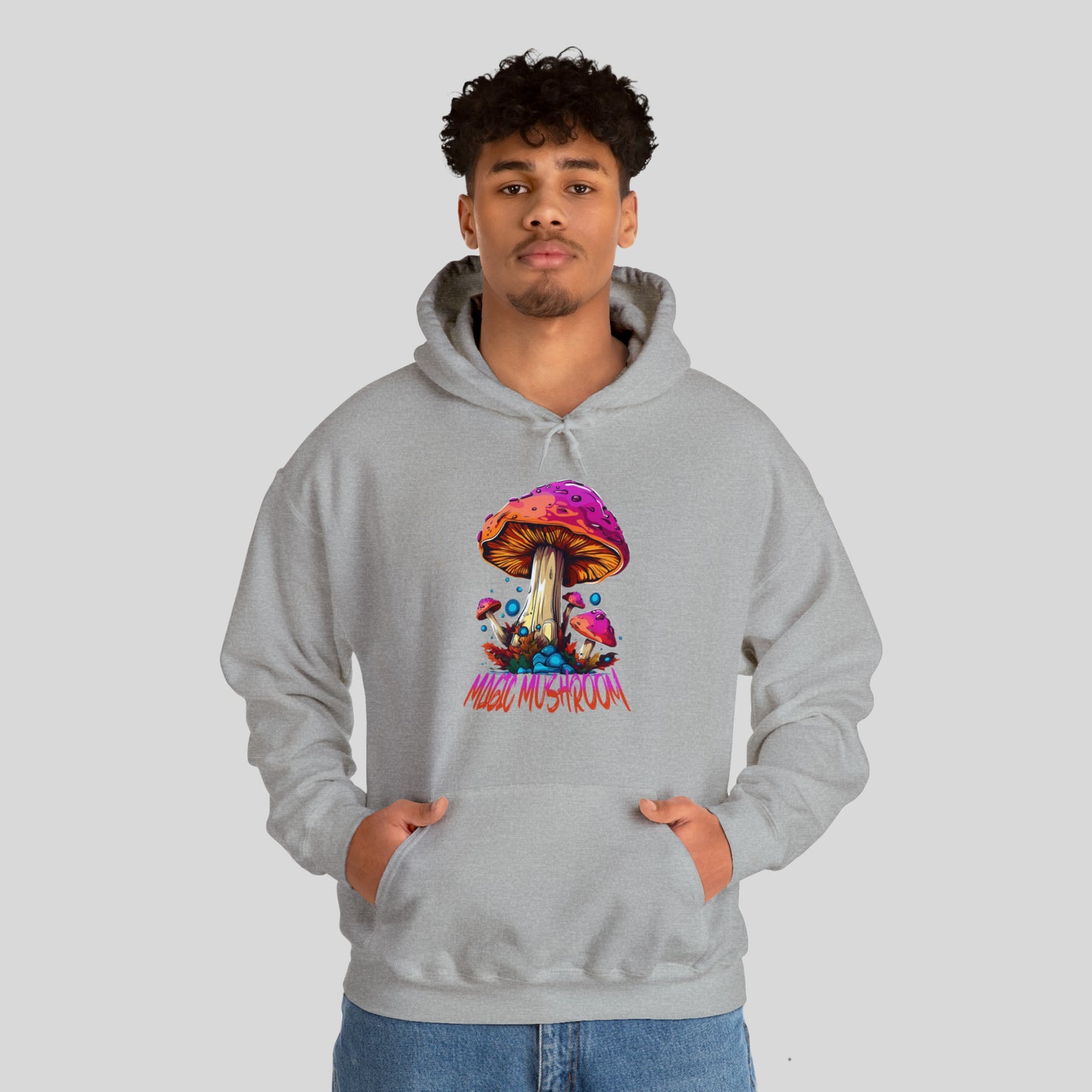 Magic Mushroom, Unisex Heavy Blend™ Hooded Sweatshirt