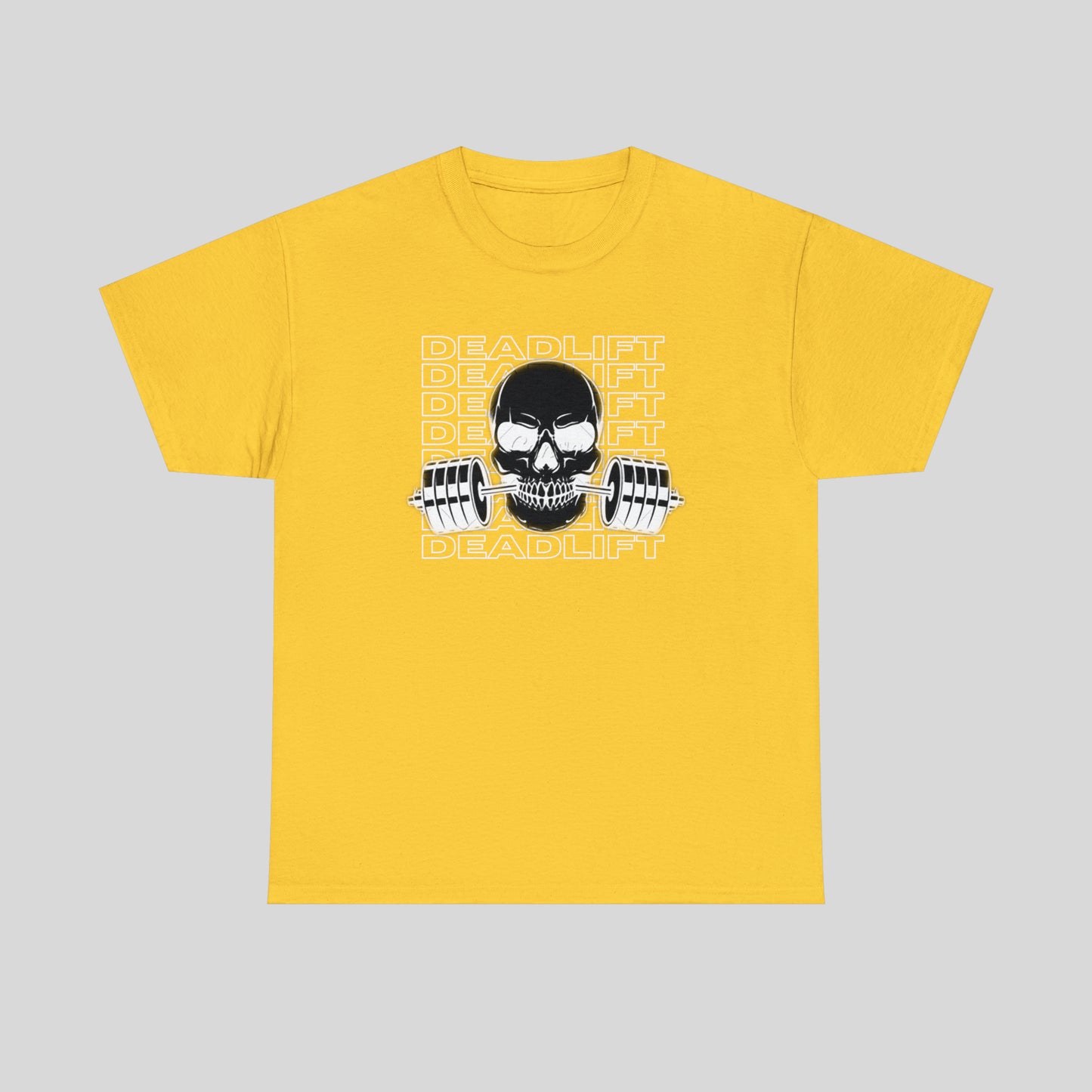 DEADLIFT, Skull Custom Unisex Heavy Cotton Graphic Tee