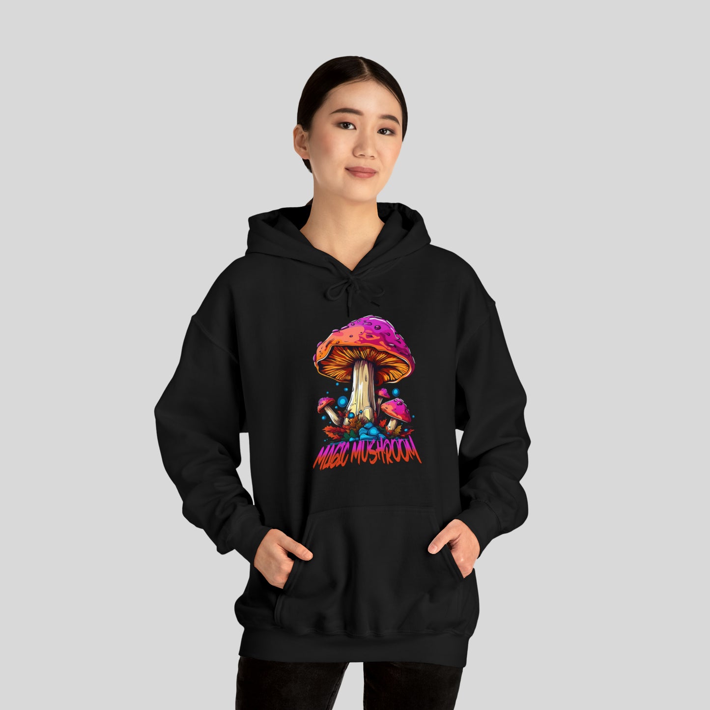 Magic Mushroom, Unisex Heavy Blend™ Hooded Sweatshirt