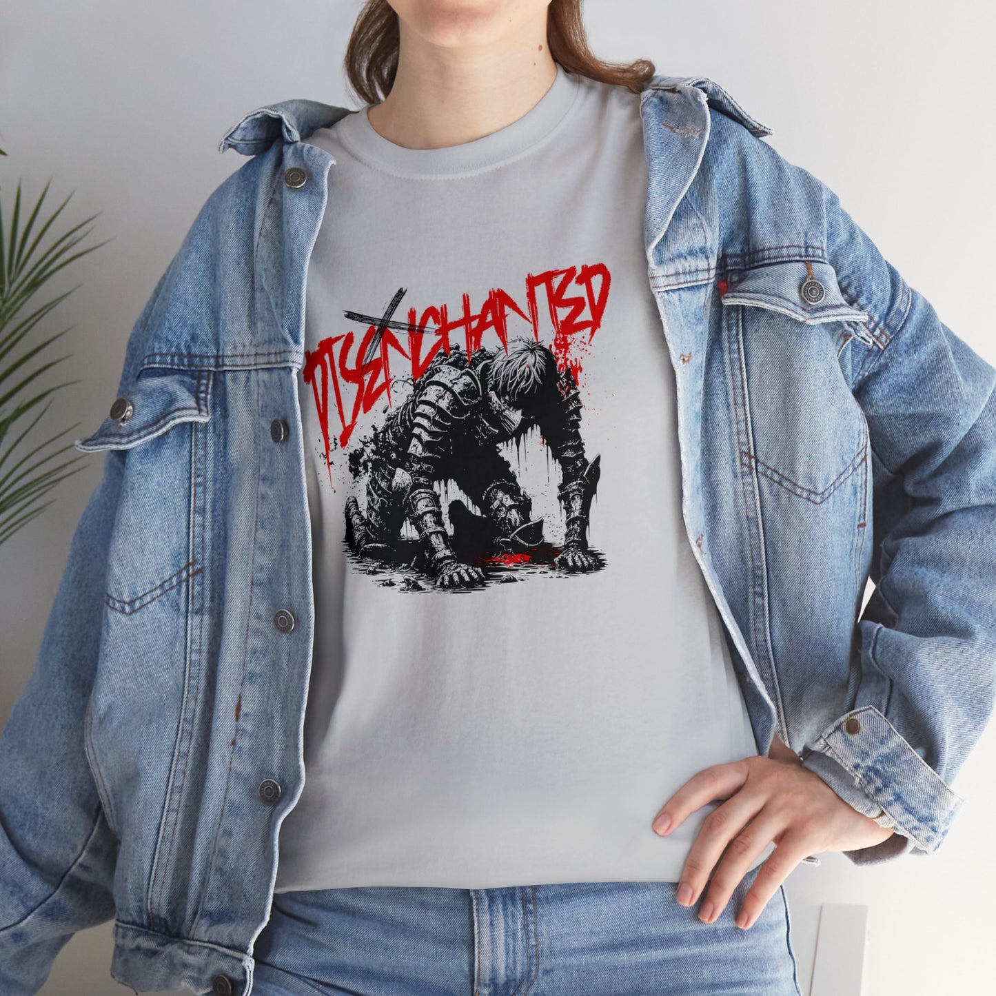 Disenchanted, Warrior, Unisex Heavy Cotton Tee