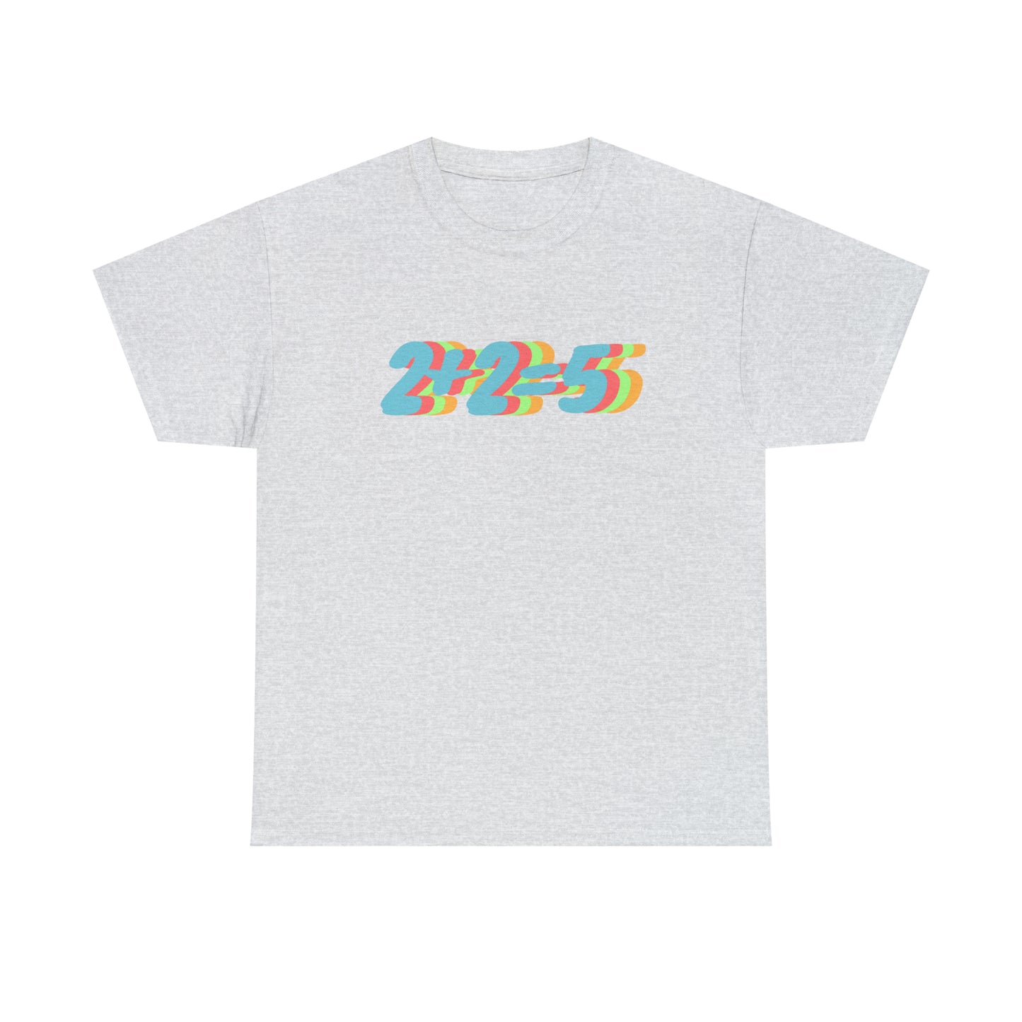 2+2=5, George Orwell 1984 inspired Unisex Heavy Cotton Tee