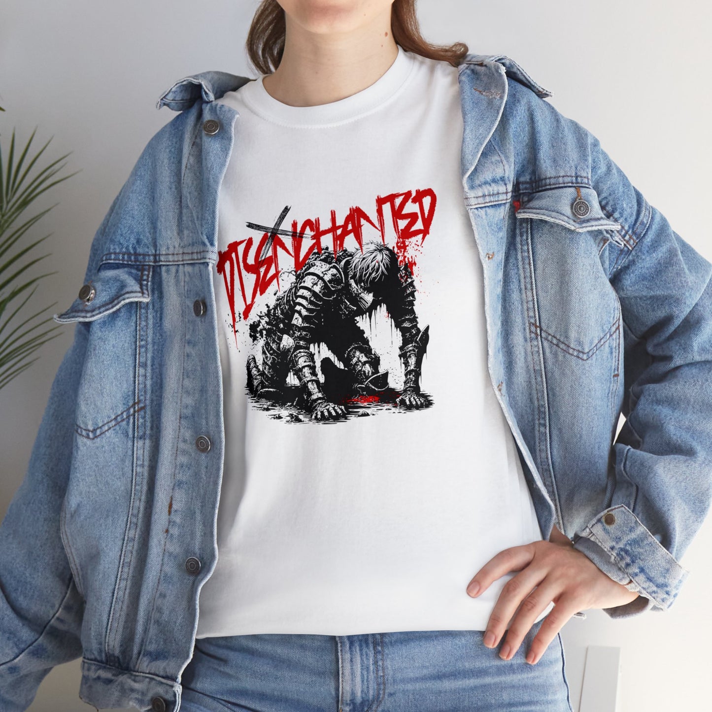 Disenchanted, Warrior, Unisex Heavy Cotton Tee