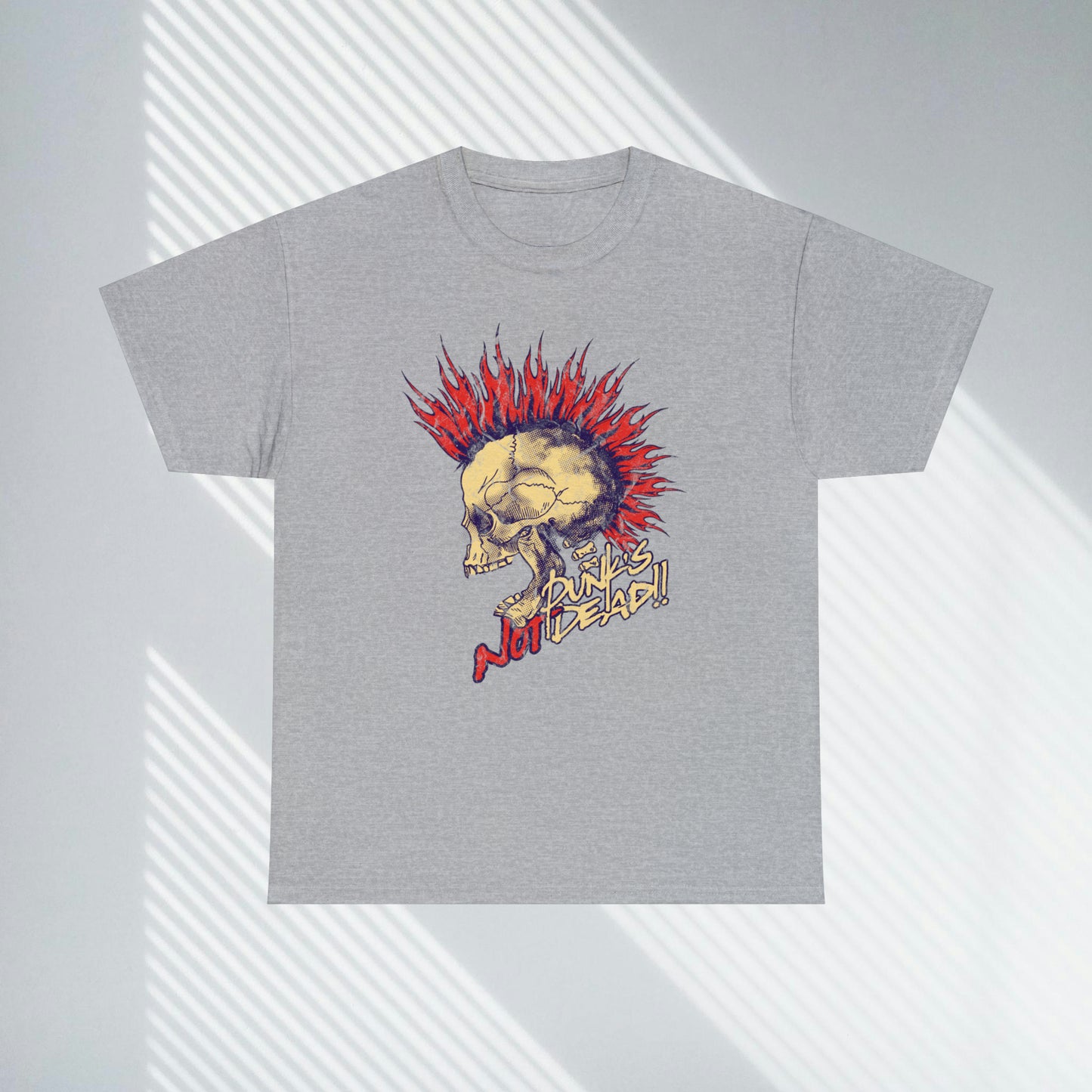 Punk's Not Dead, Skull Unisex Heavy Cotton Tee