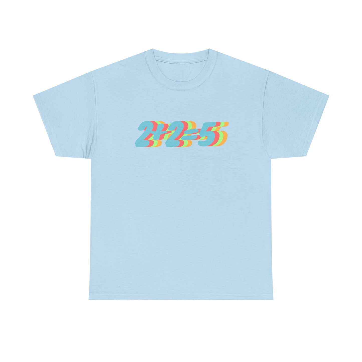 2+2=5, George Orwell 1984 inspired Unisex Heavy Cotton Tee