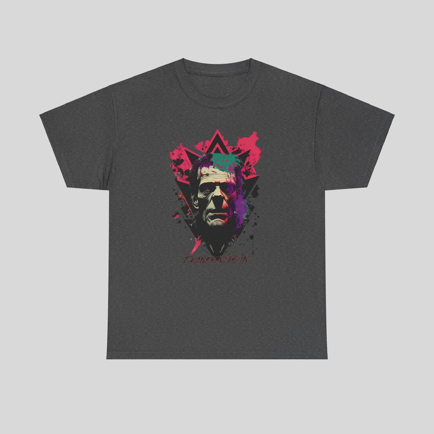 Frankenstein, Custom Graphic Unisex Heavy Cotton Tee