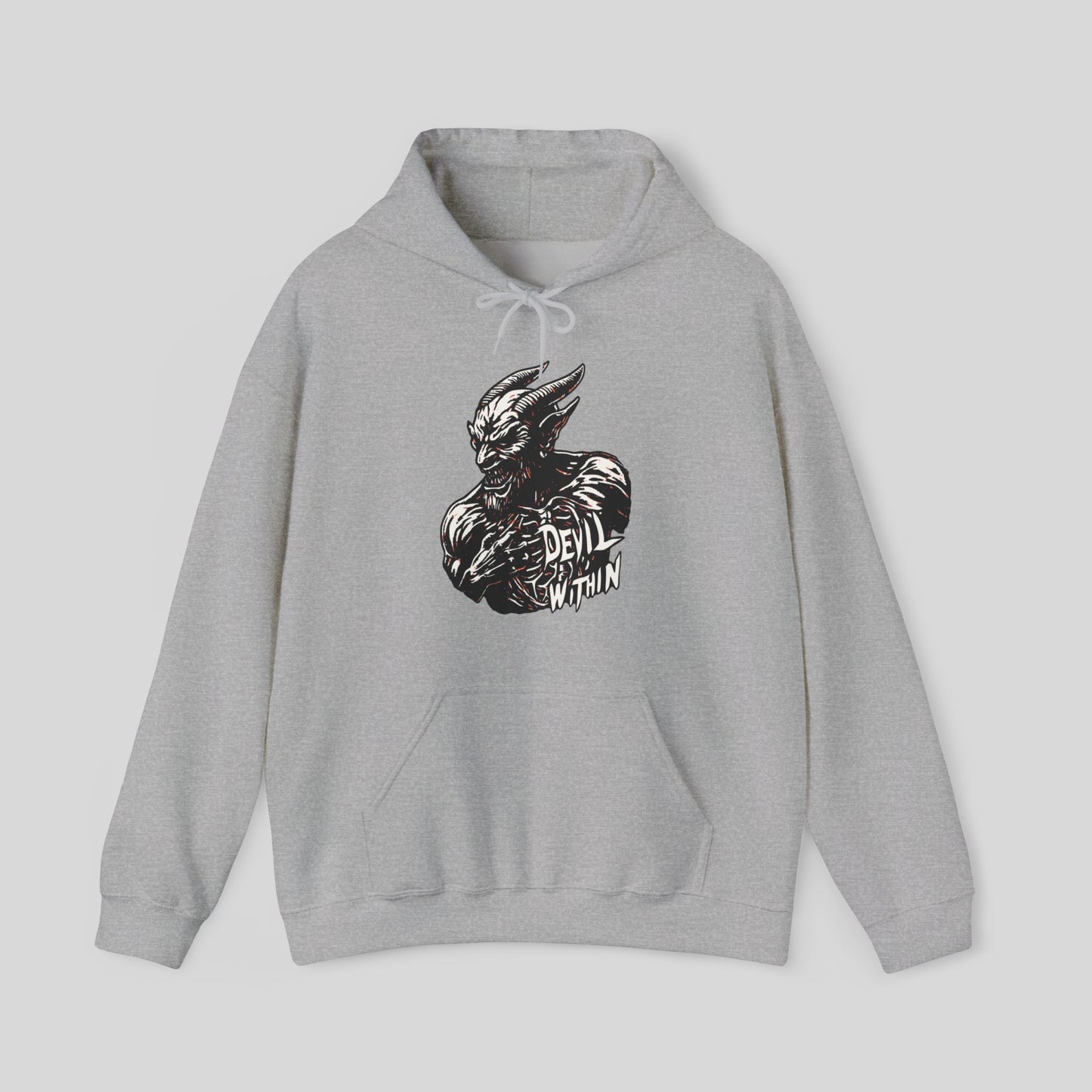 Devil Within, Unisex Heavy Blend™ Hooded Sweatshirt