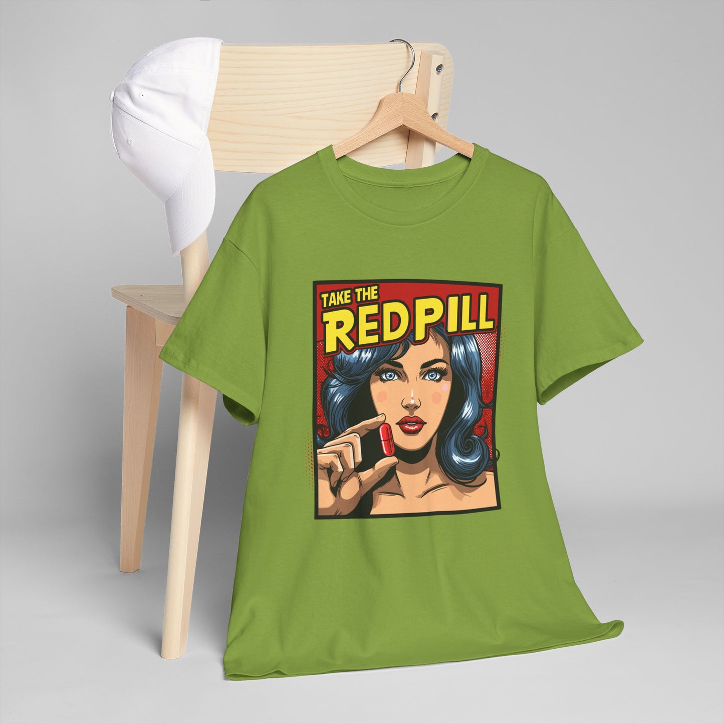 Take The Red Pill, Unisex Heavy Cotton Tee