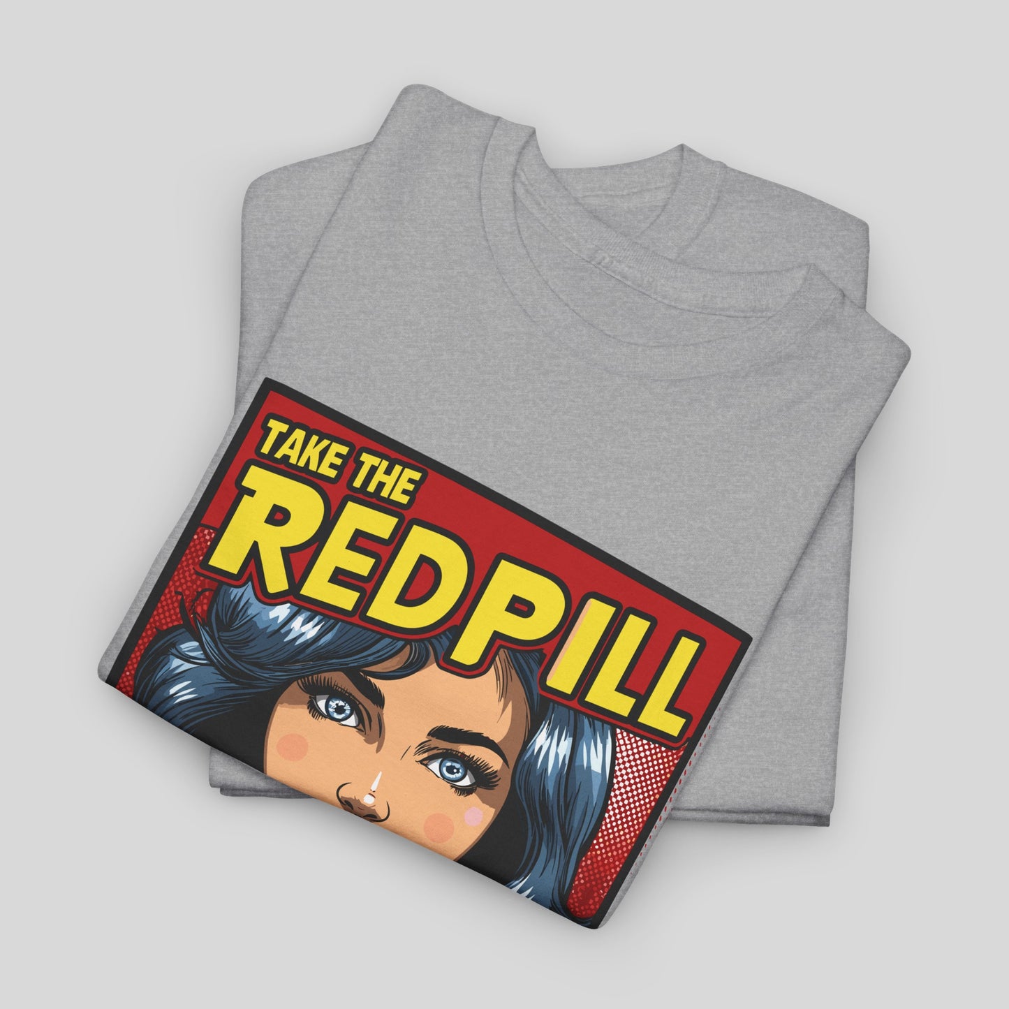 Take The Red Pill, Unisex Heavy Cotton Tee