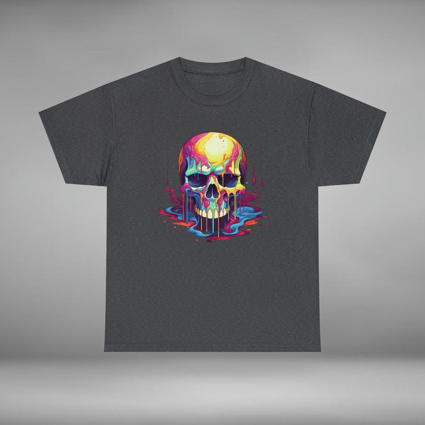 Painted Skull, Unisex Heavy Cotton Tee
