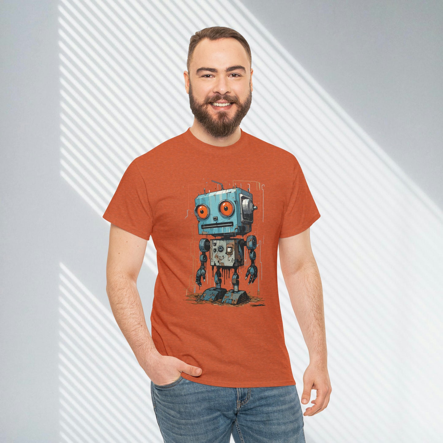 Gears of Sorrow, Robot Unisex Heavy Cotton Tee