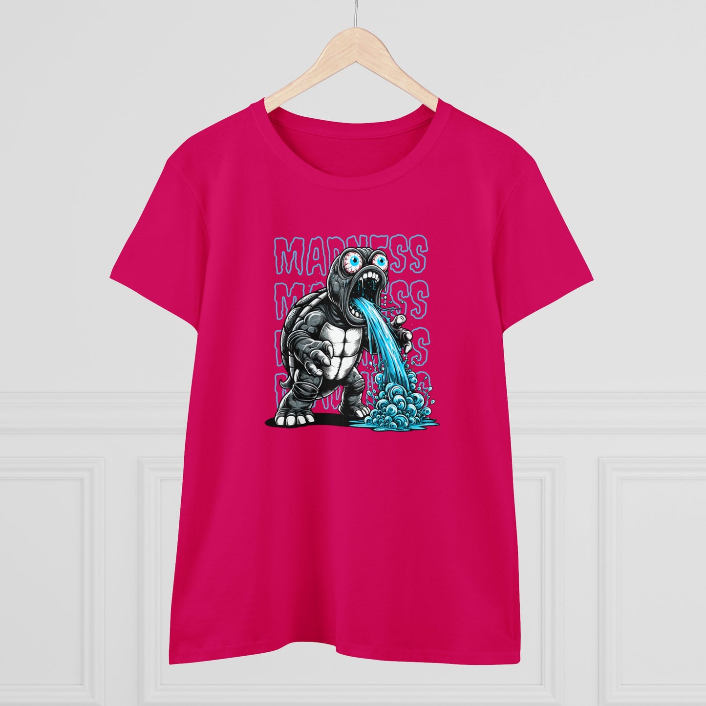 Turtle Madness, Women's Midweight Cotton Tee