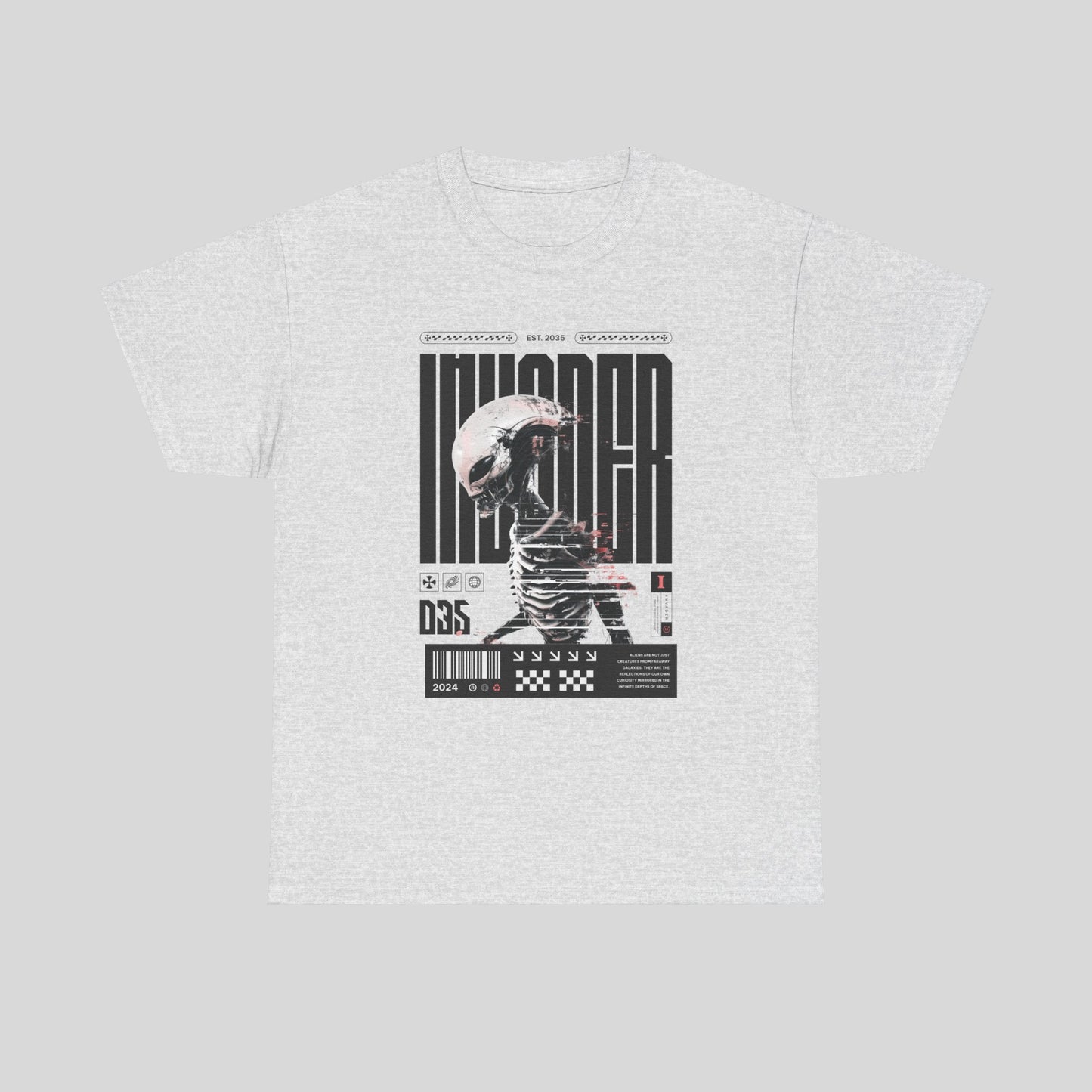 Alien Invader, Unisex Heavy Cotton Tee