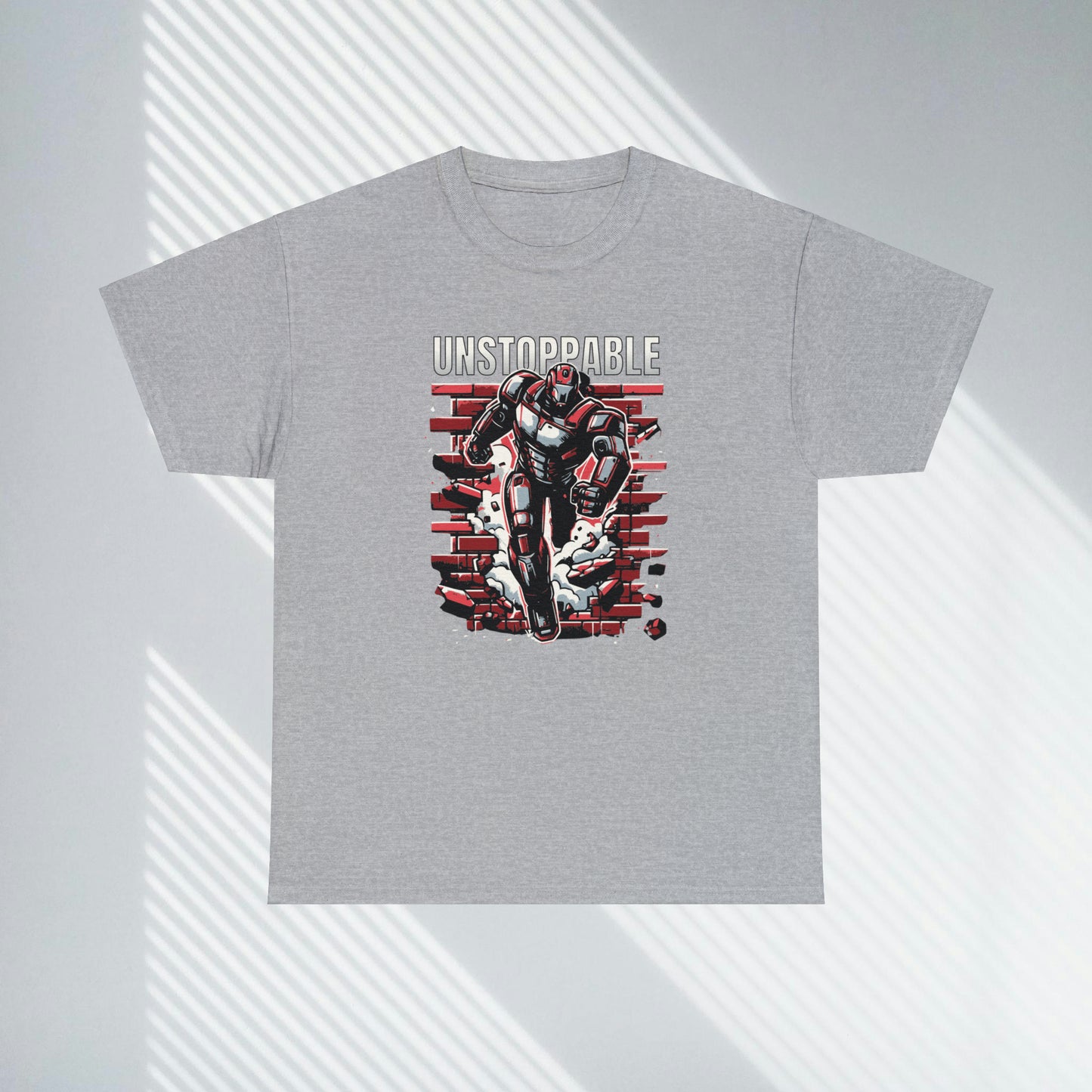 Unstoppable Robot, Unisex Heavy Cotton Tee