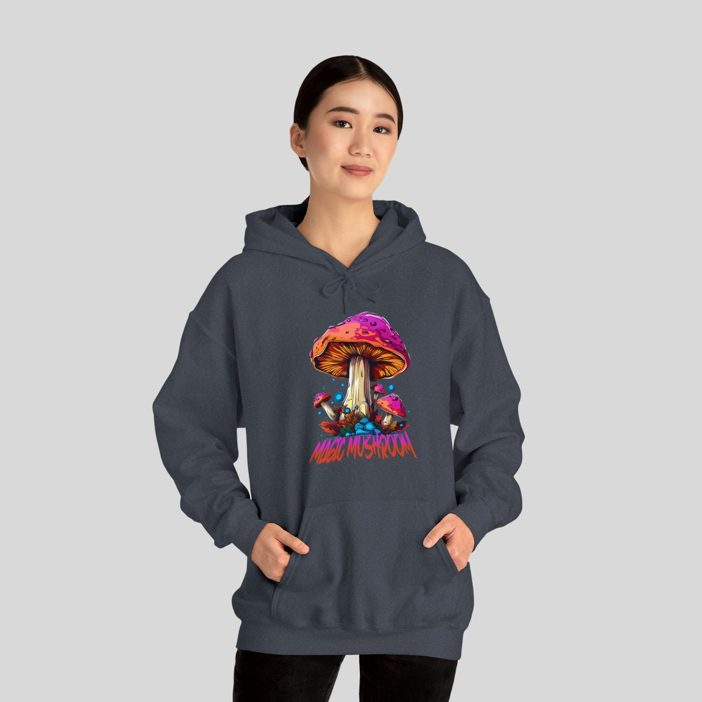 Magic Mushroom, Unisex Heavy Blend™ Hooded Sweatshirt
