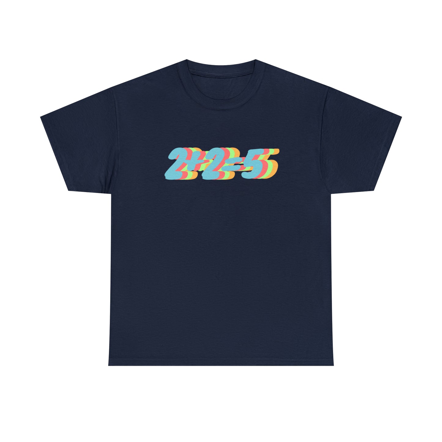 2+2=5, George Orwell 1984 inspired Unisex Heavy Cotton Tee