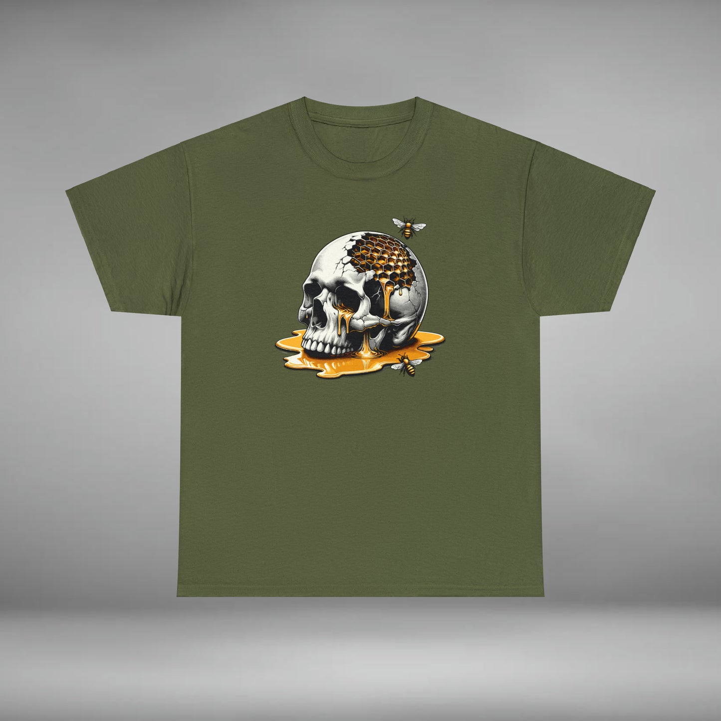Honey Skull Unisex Heavy Cotton Tee