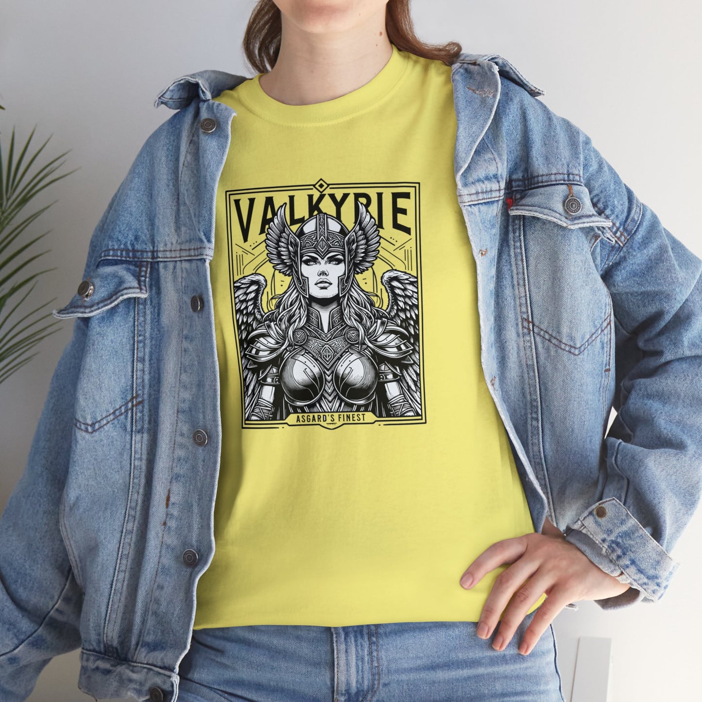 Valkyrie, Asgard's Finest, Unisex Heavy Cotton Tee