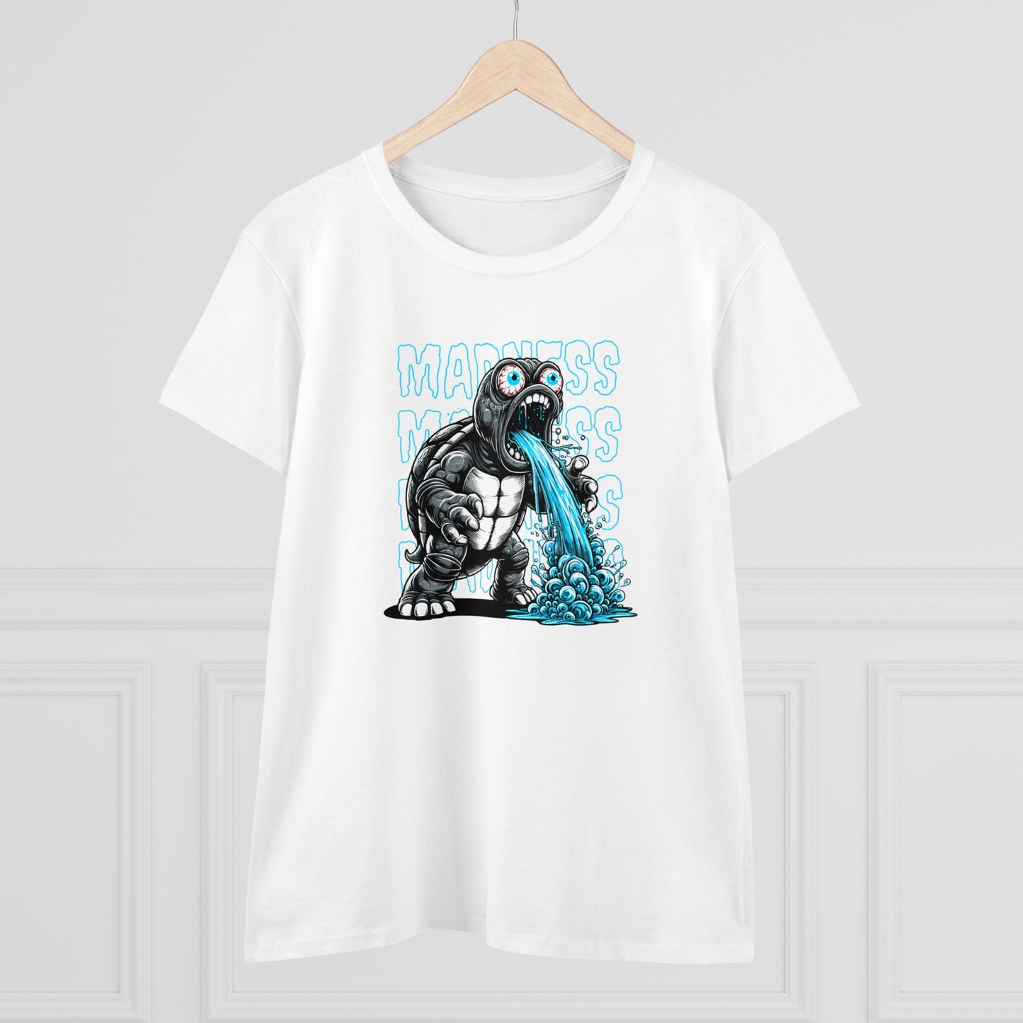 Turtle Madness, Women's Midweight Cotton Tee