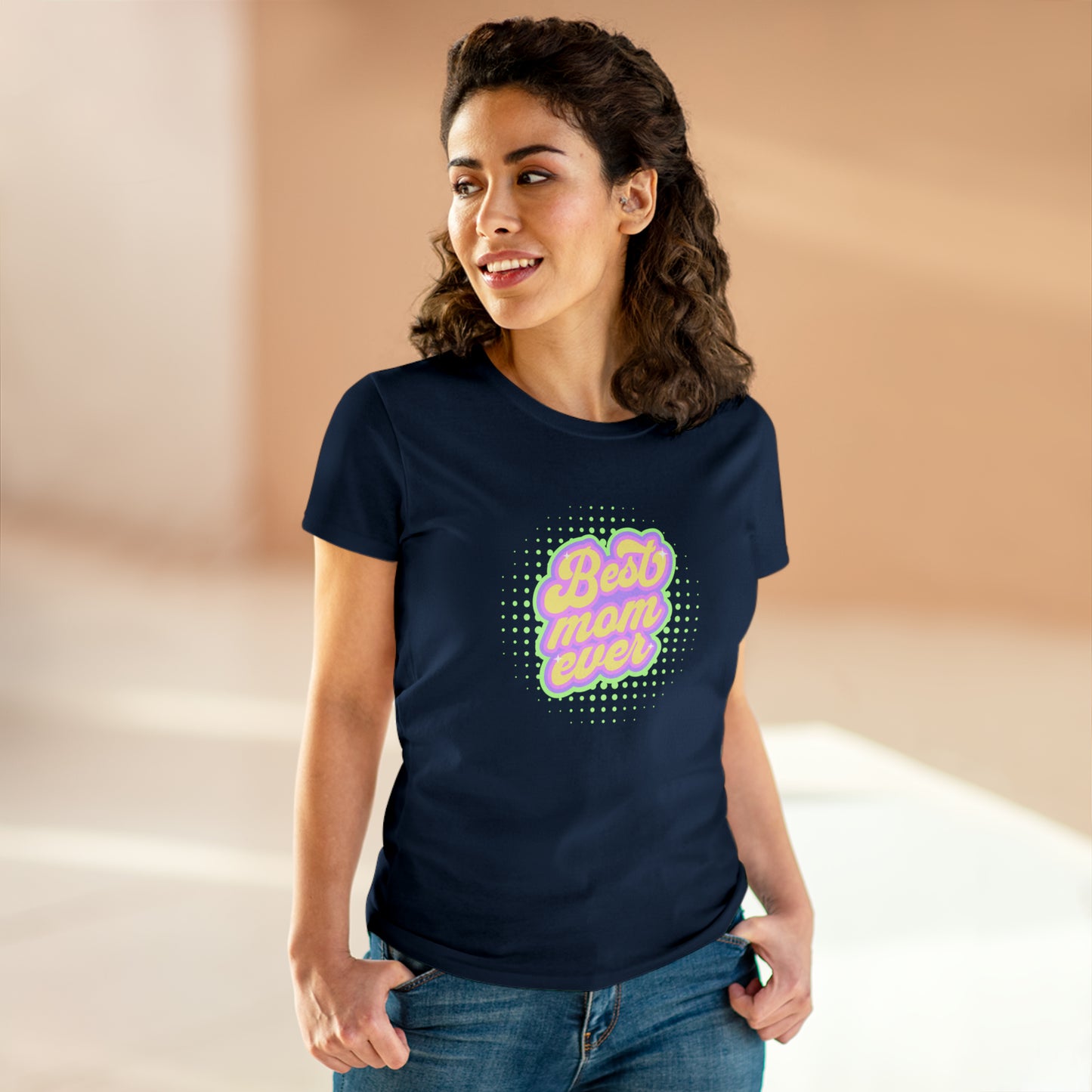 Best Mom Ever, Women's Midweight Cotton Tee